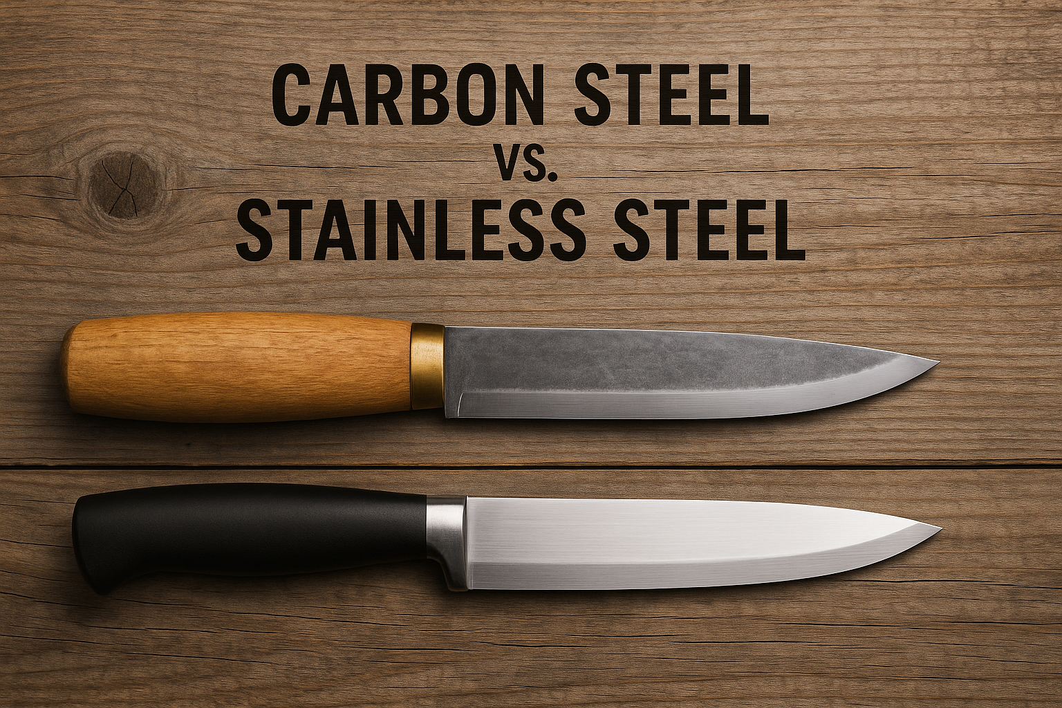 Carbon Steel vs. Stainless Steel Knives: Which Blade Material Is Right for You?