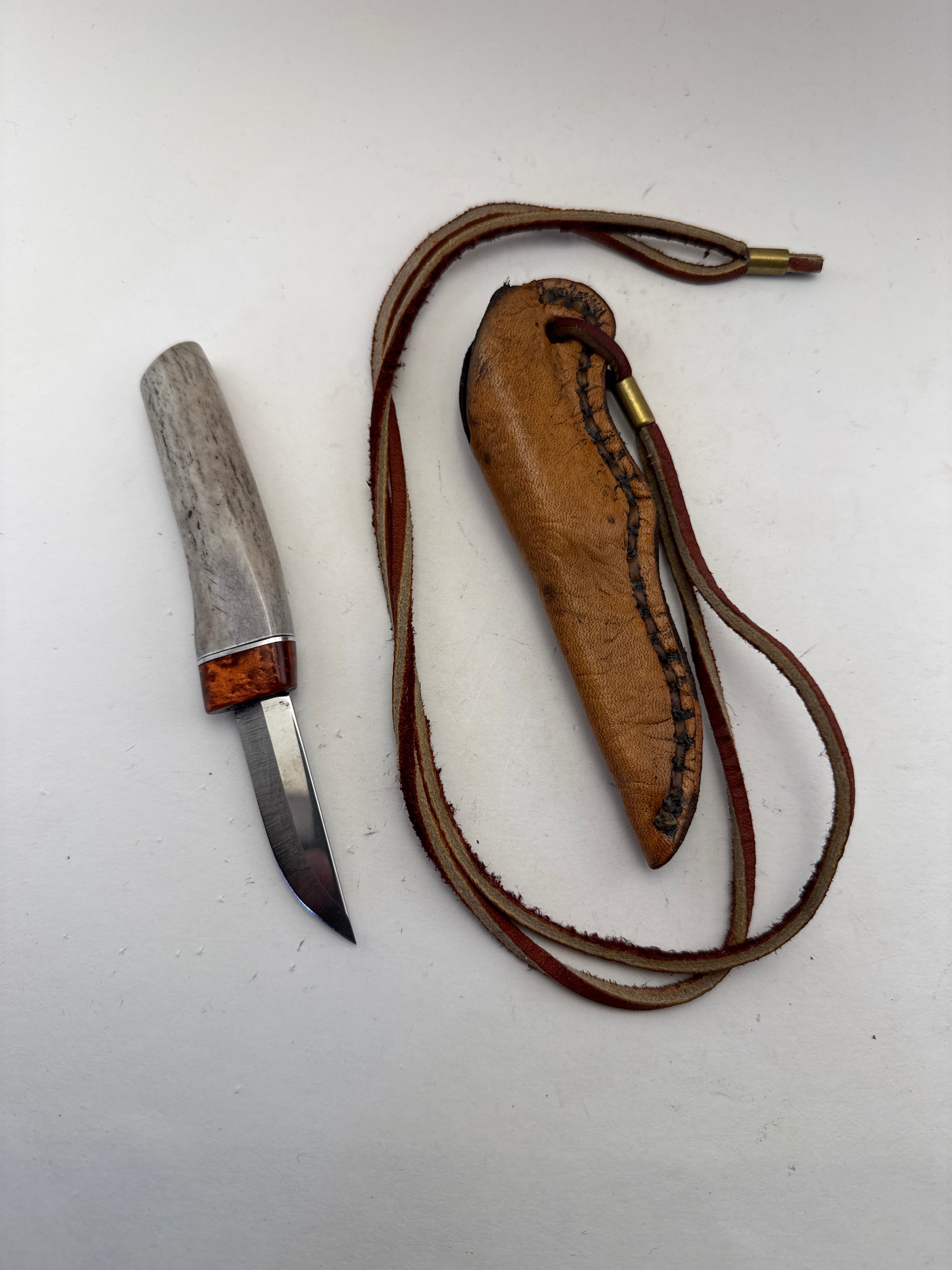 Skala Custom Knives - Lauri Stainless Neck Knife - #163