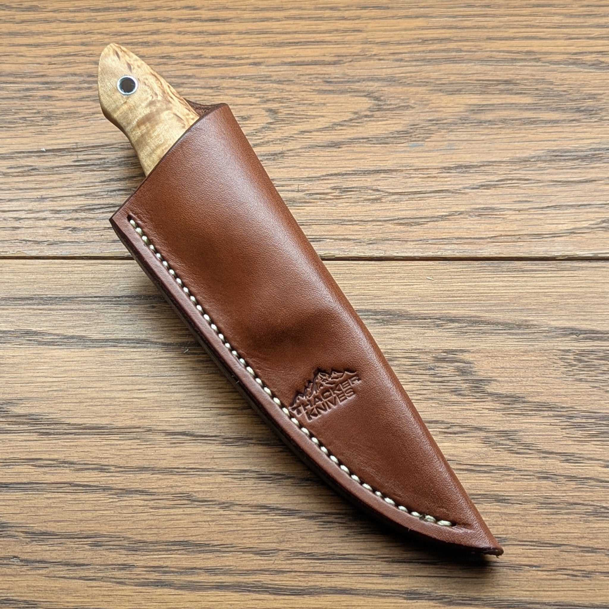 Thacker Knives #26 Damasteel Bruk Puukko EDC