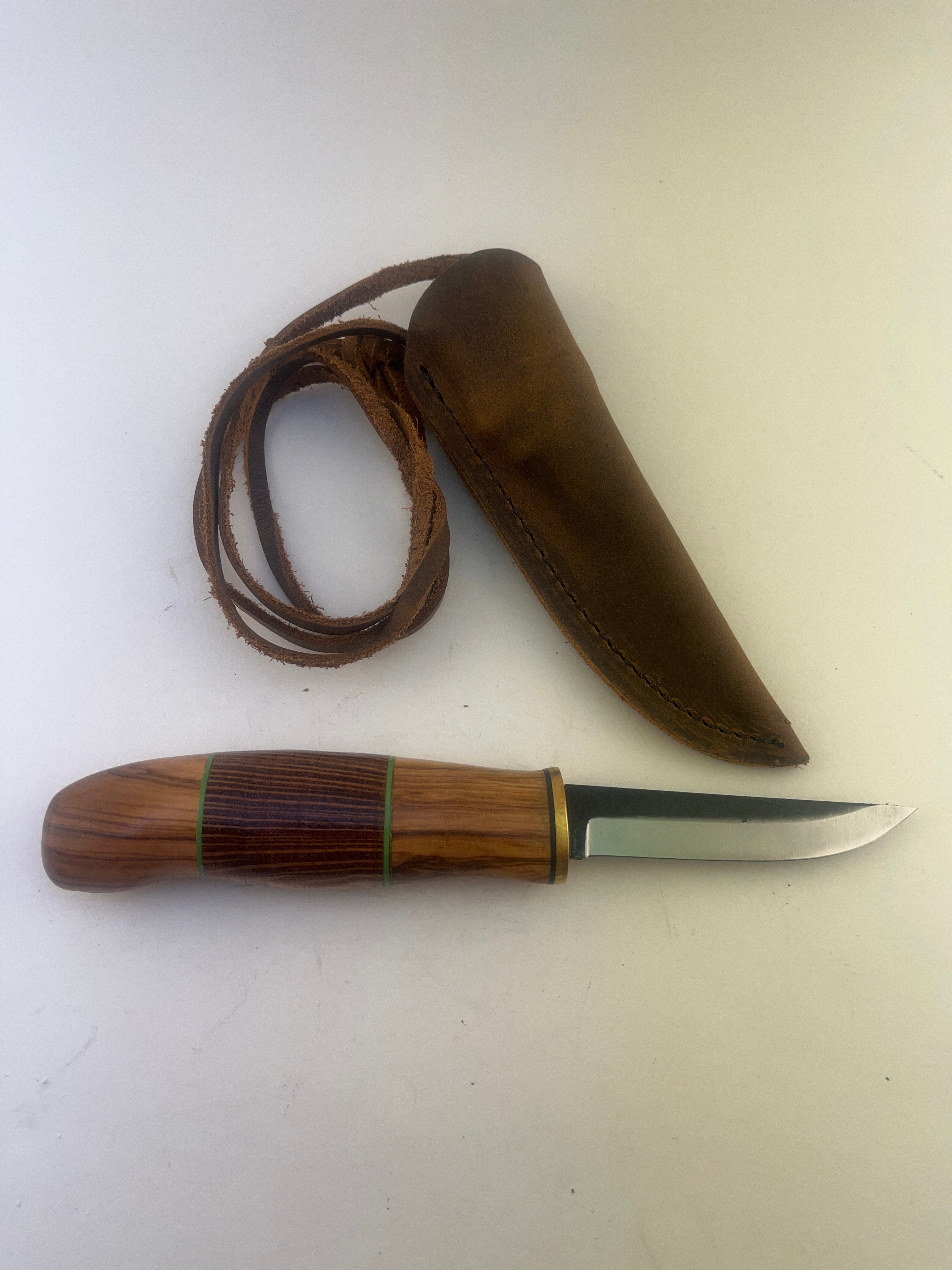 John Lisack Custom #9 Neck Knife/Belt Knife