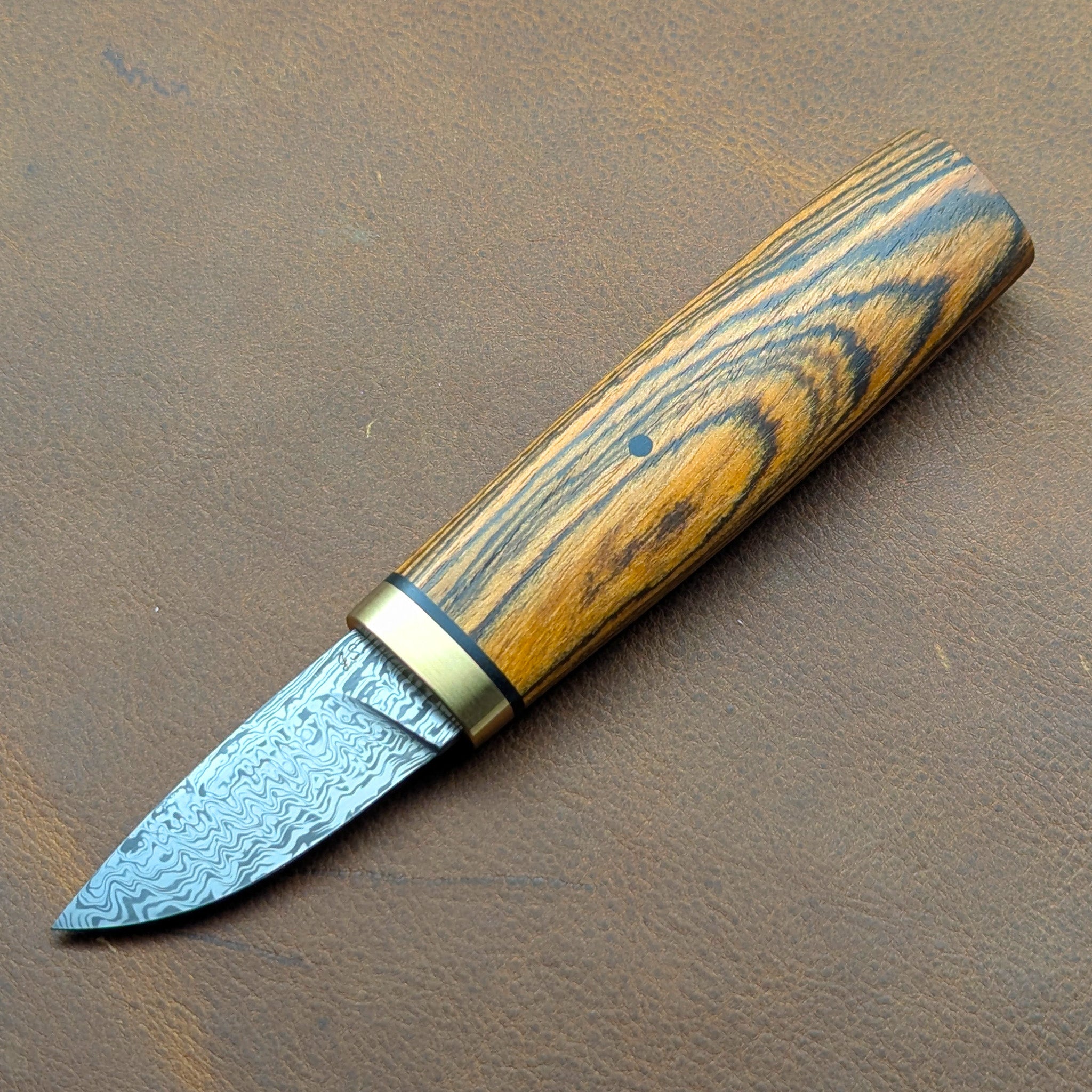 Thacker Knives #31 Damasteel Mini Puukko