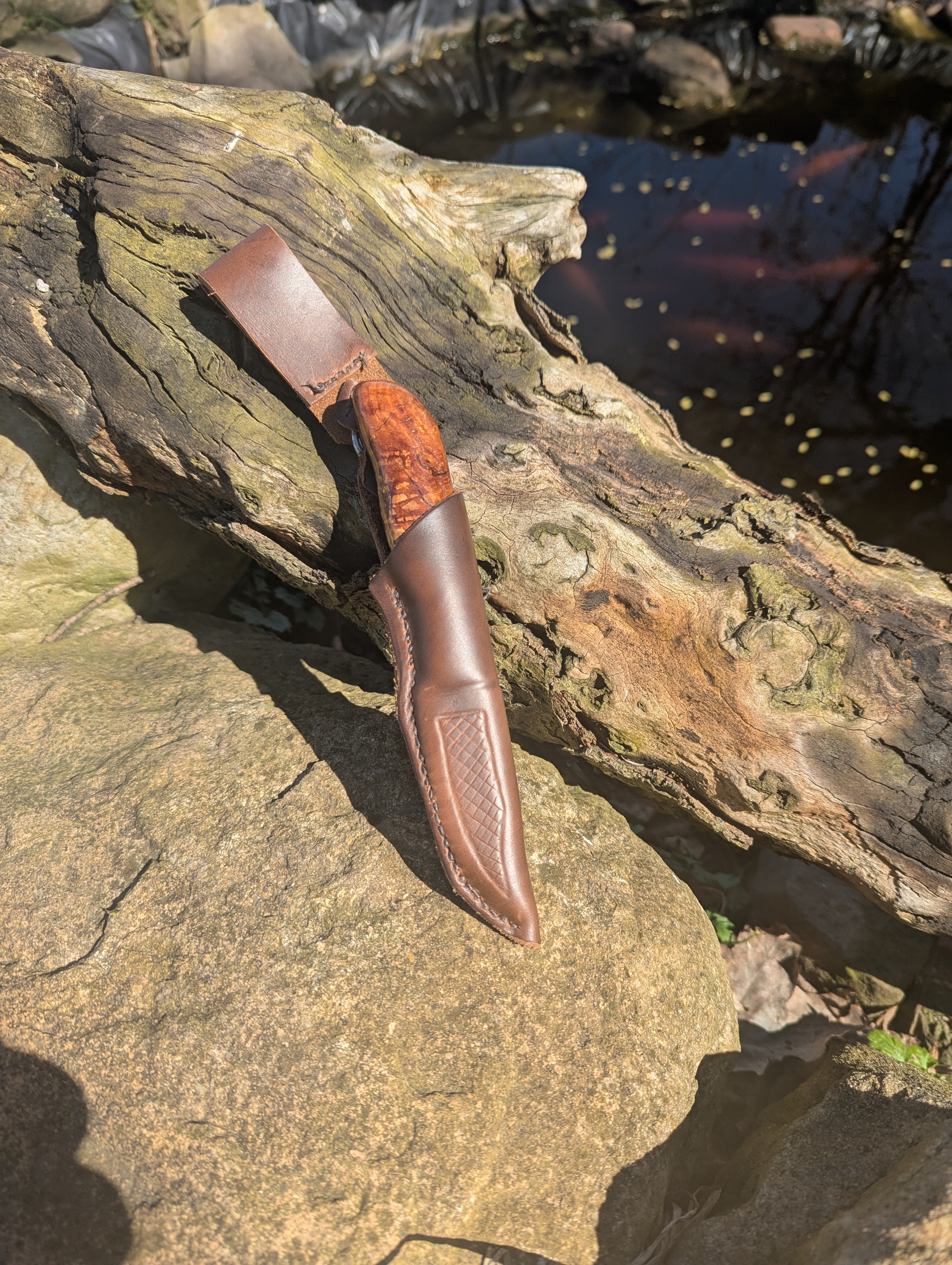 New Mountain Knives - Maple Burl Puukko #6