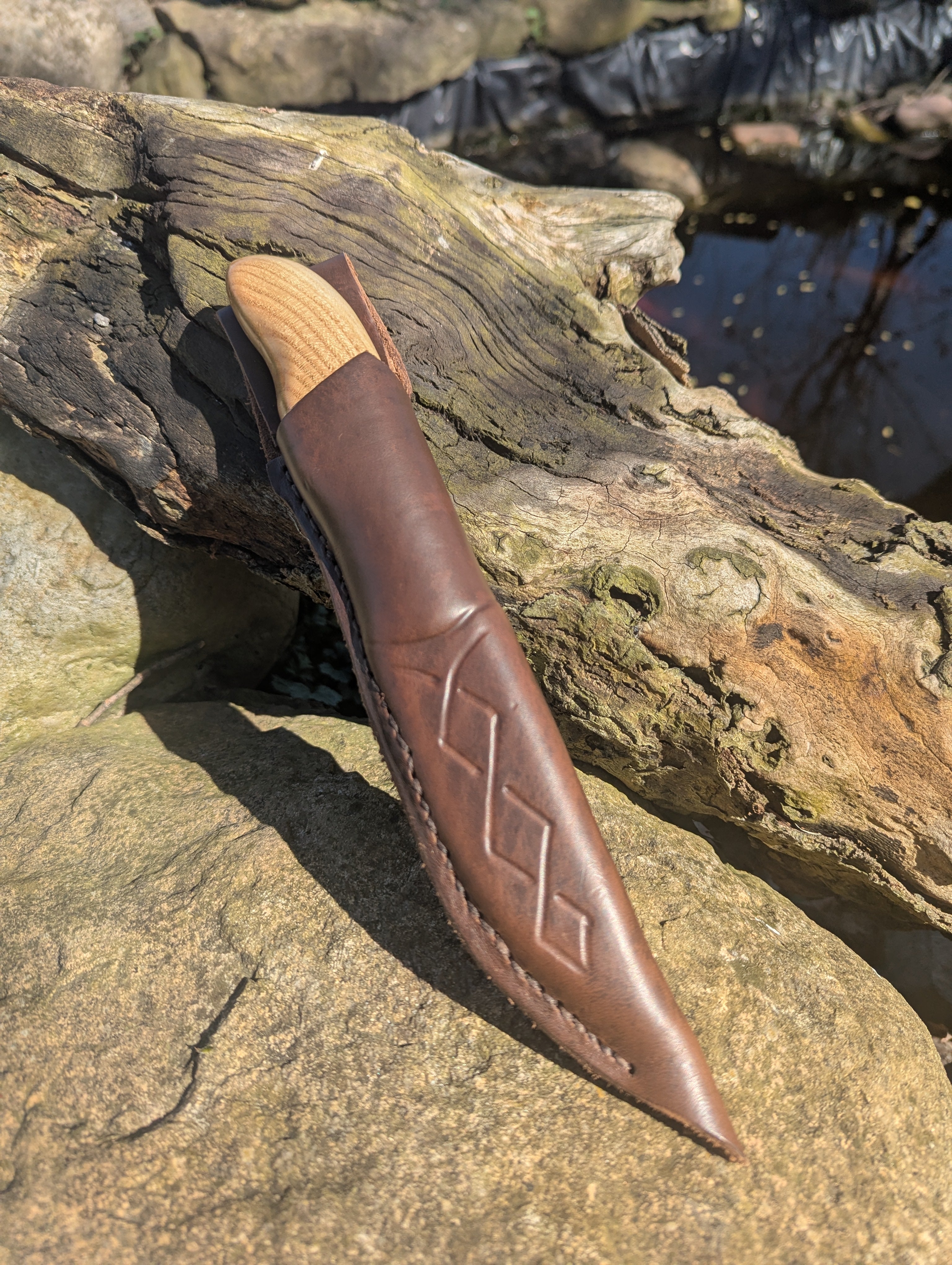 New Mountain Knives - Black Locust #3