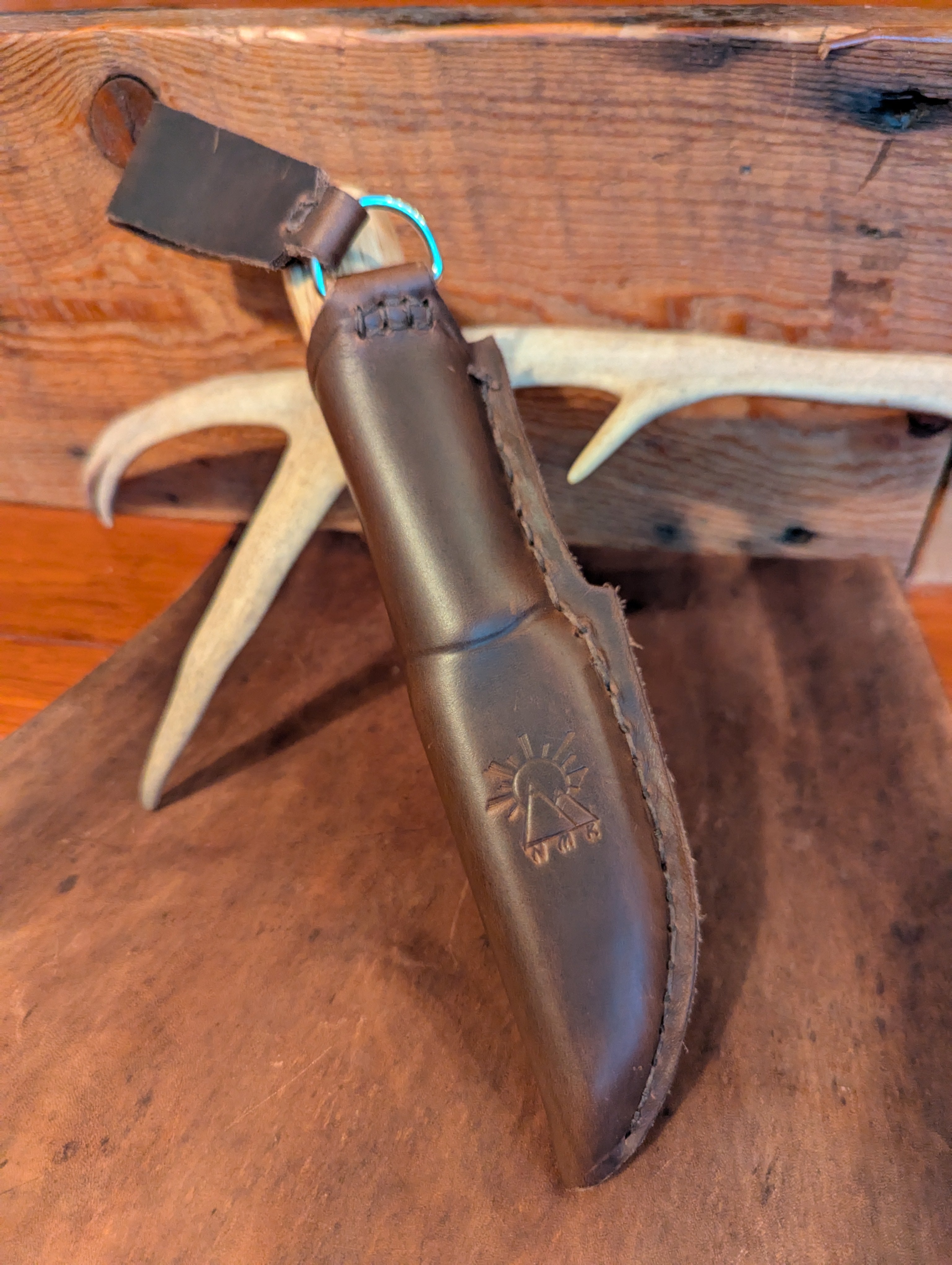 New Mountain Knives - Hickory/Reindeer antler #7