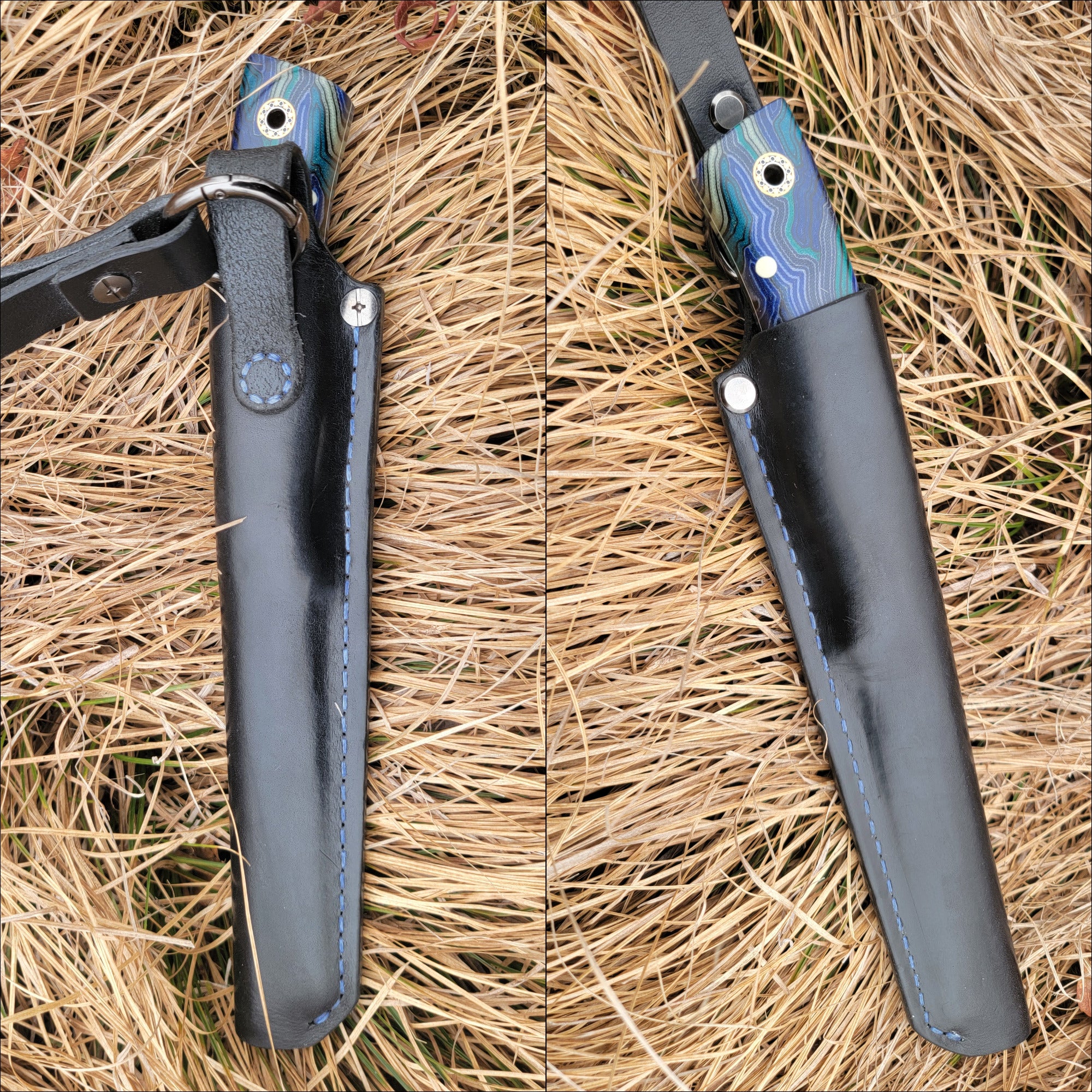 Pete's Custom Knives - Puukko/Nordic style knife. Custom micarta  #25