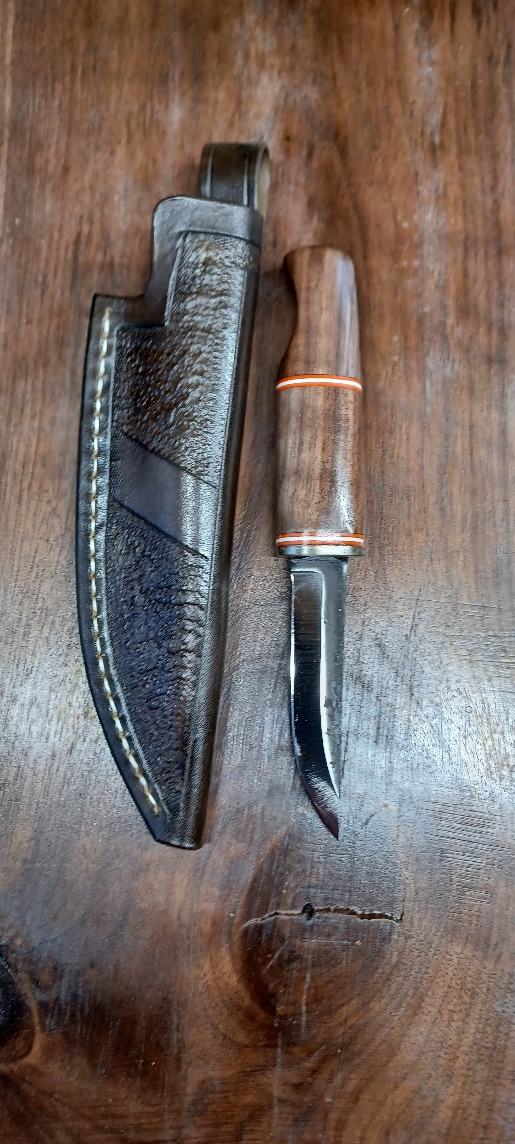 Pecks Woods Leather - Black Walnut / G10 #157