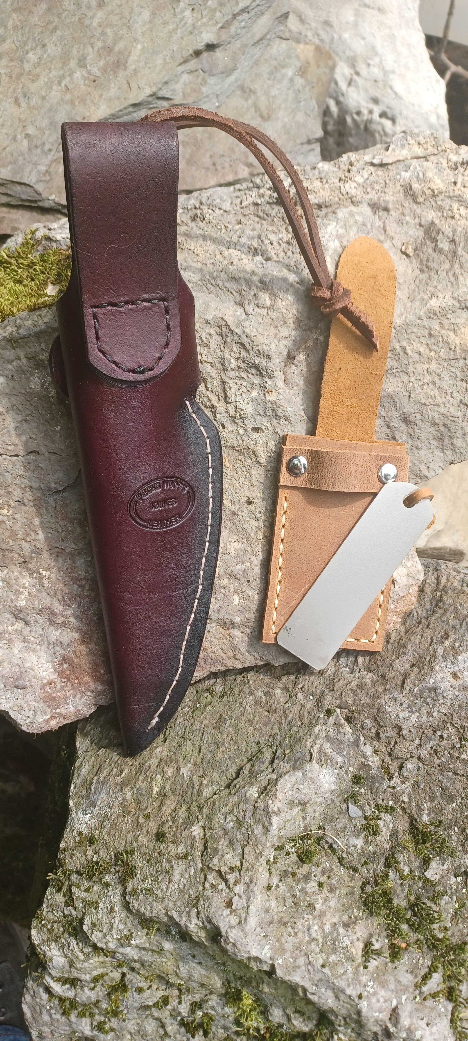 Pecks Woods Leather - Black Walnut / G10 #176