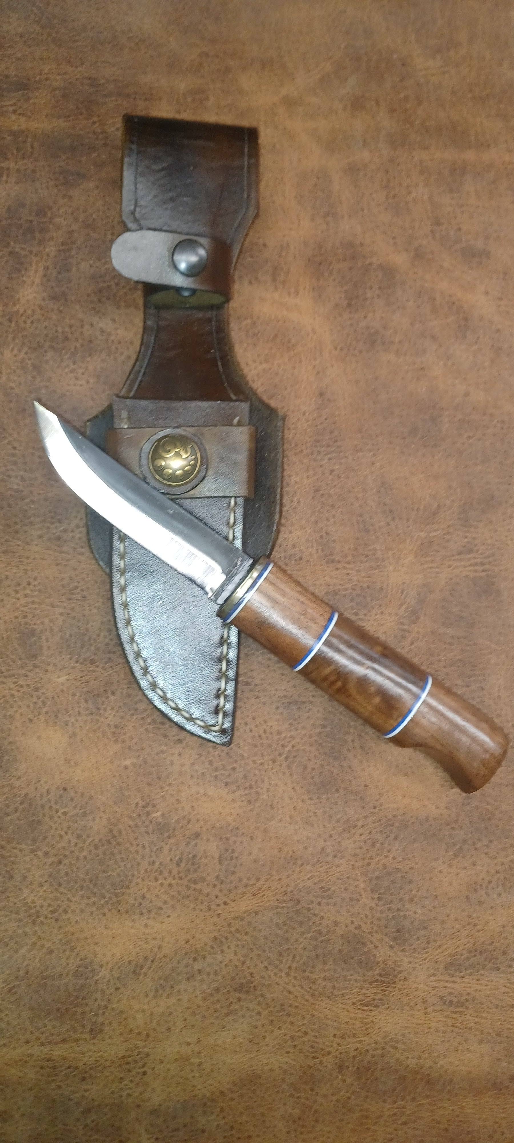 Pecks Woods Leather - Black Walnut / G10 #179