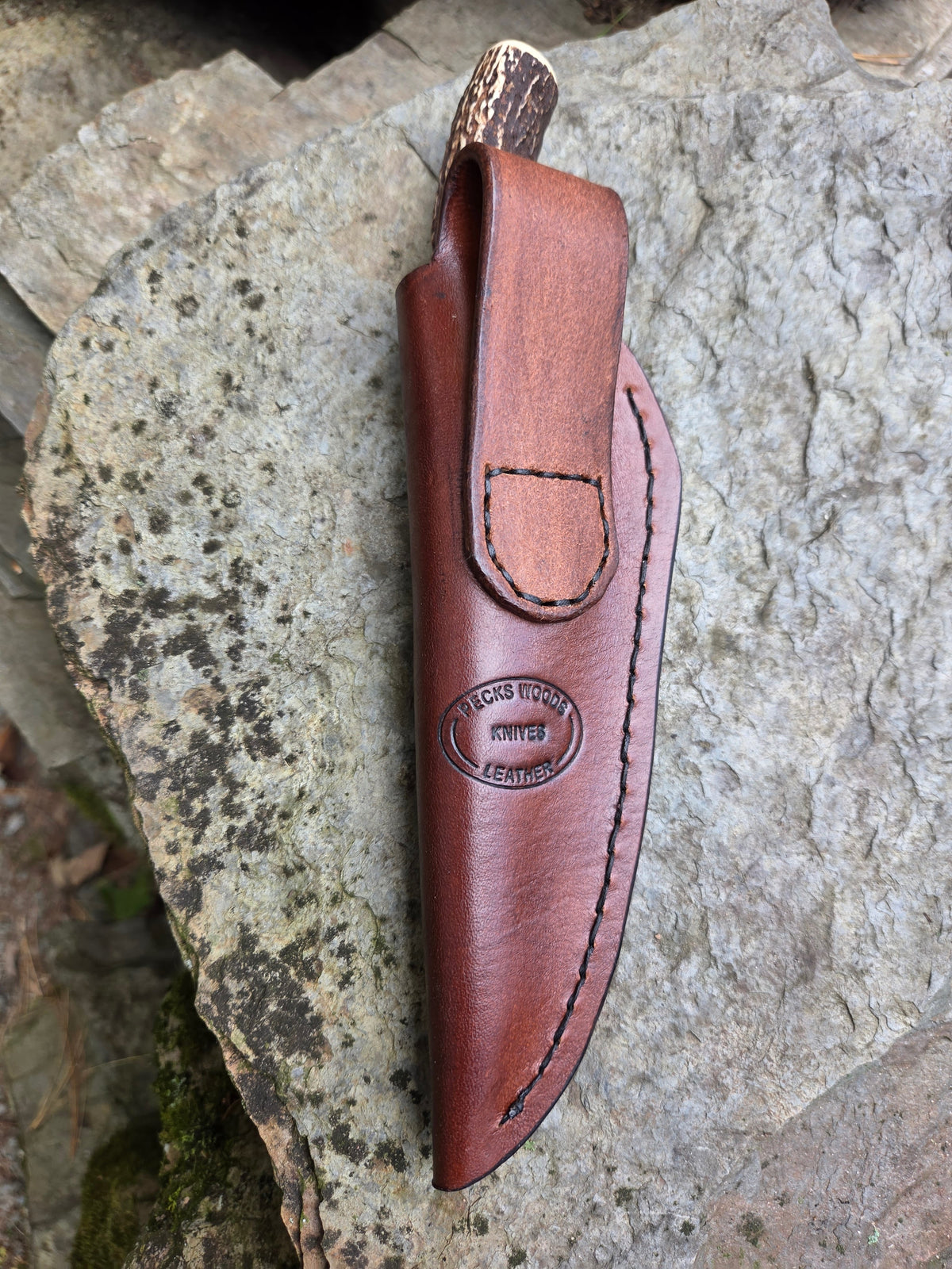 Pecks Woods Leather - Whitetail Antler / Leather #187