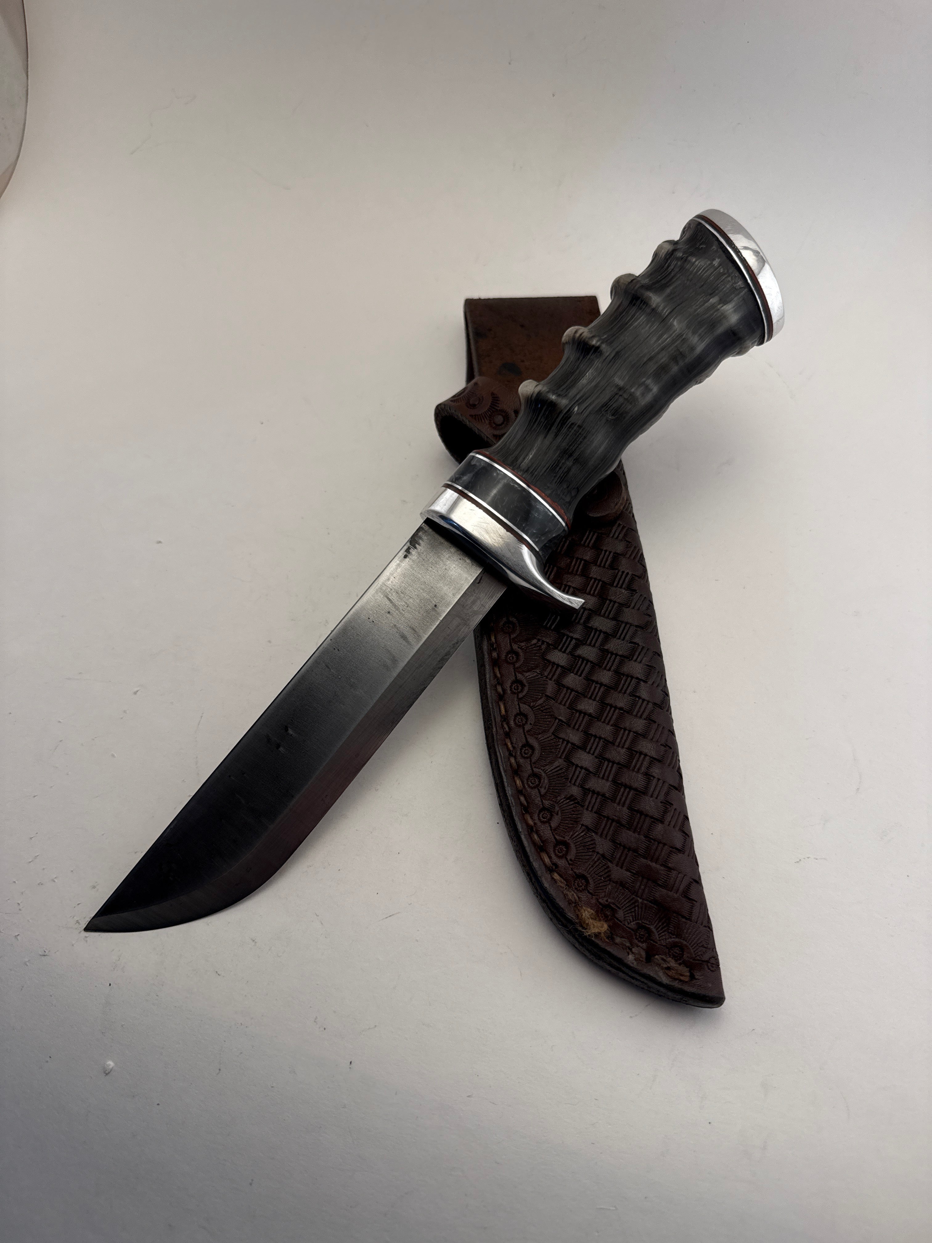 Skala Custom Knives - Lauri Stainless 175mm Leuku / Bos Bok Horn - #167