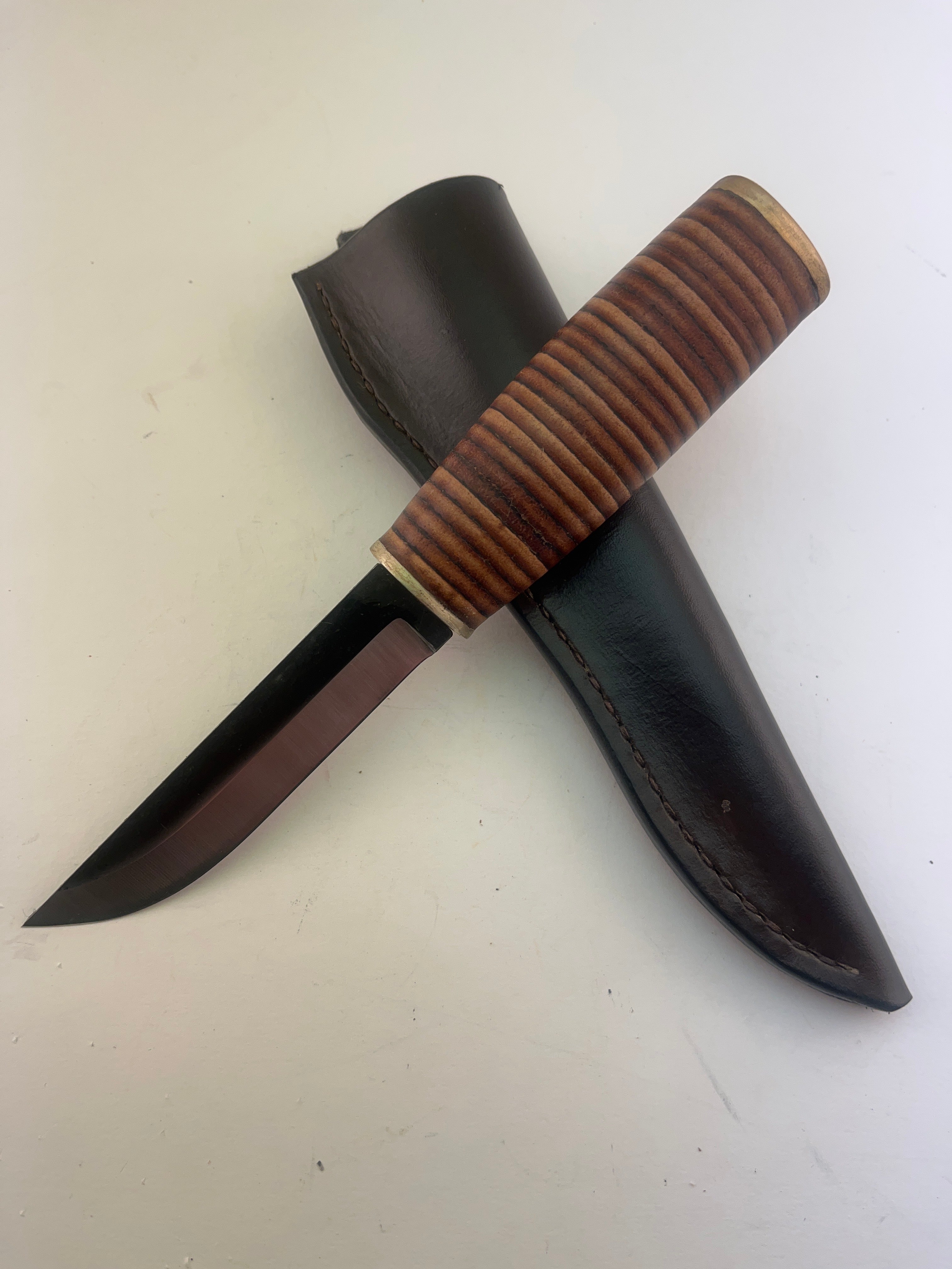 Pecks Woods Leather - Traditional Leather Spacer handle #114