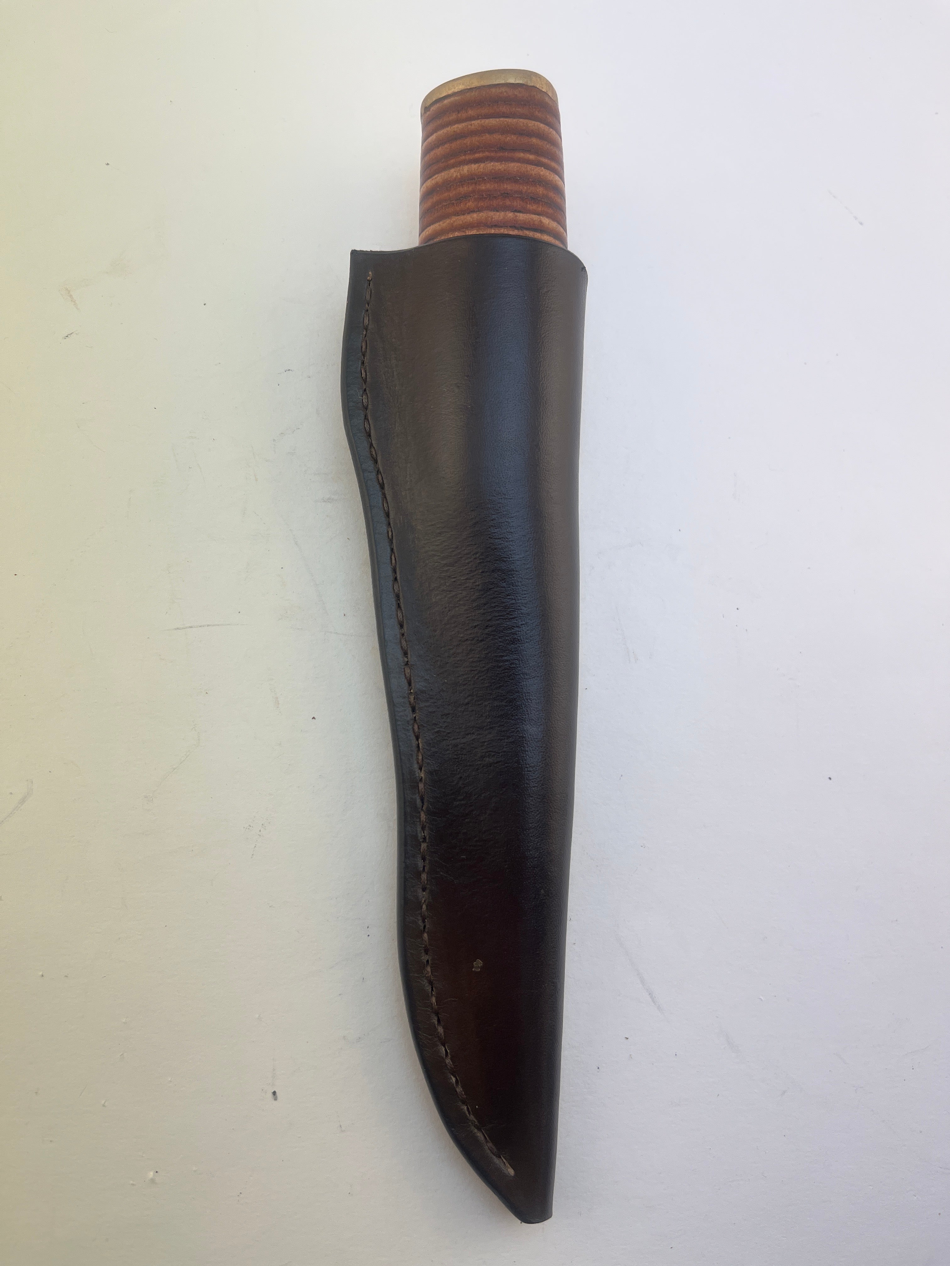 Pecks Woods Leather - Traditional Leather Spacer handle #114