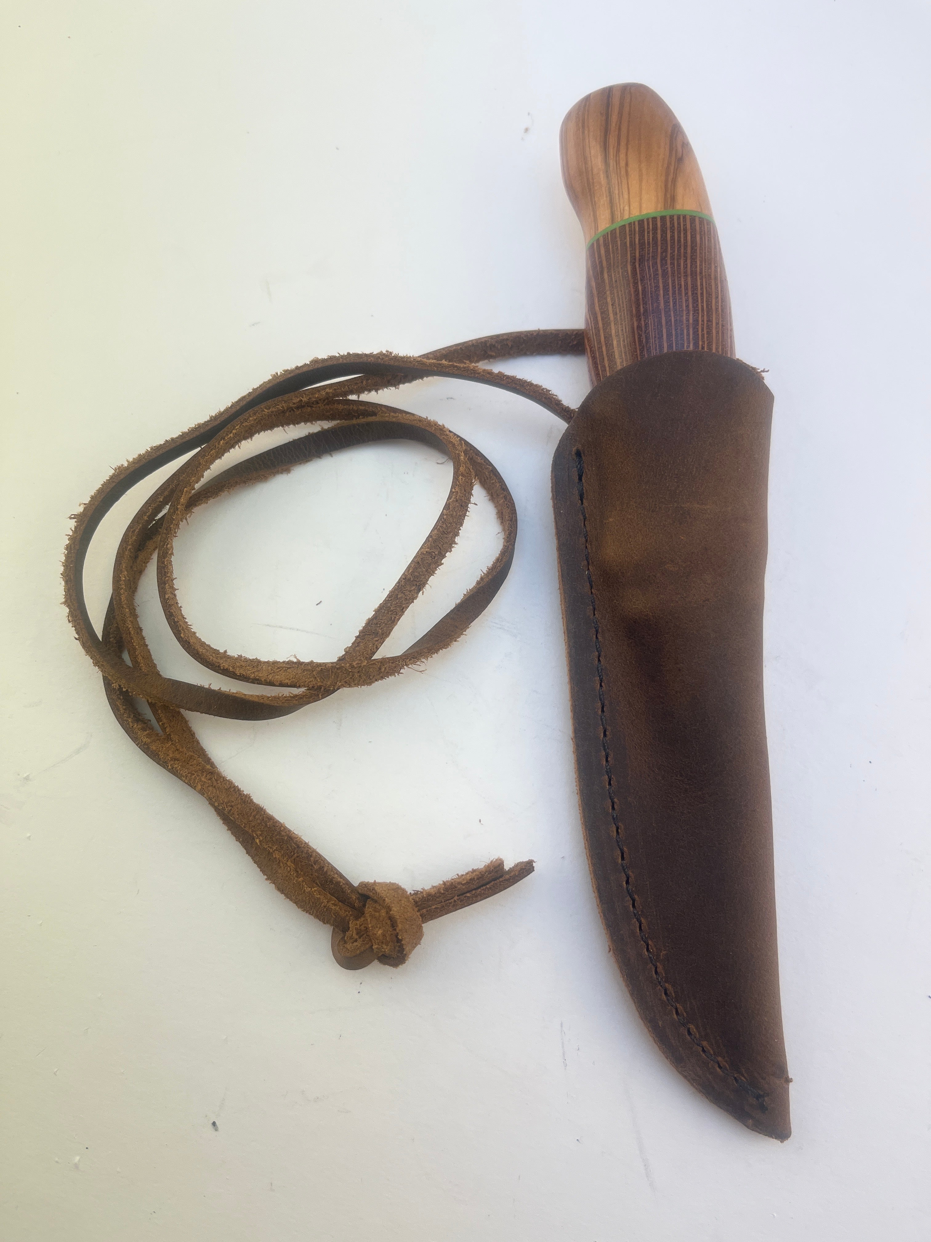 John Lisack Custom #9 Neck Knife/Belt Knife