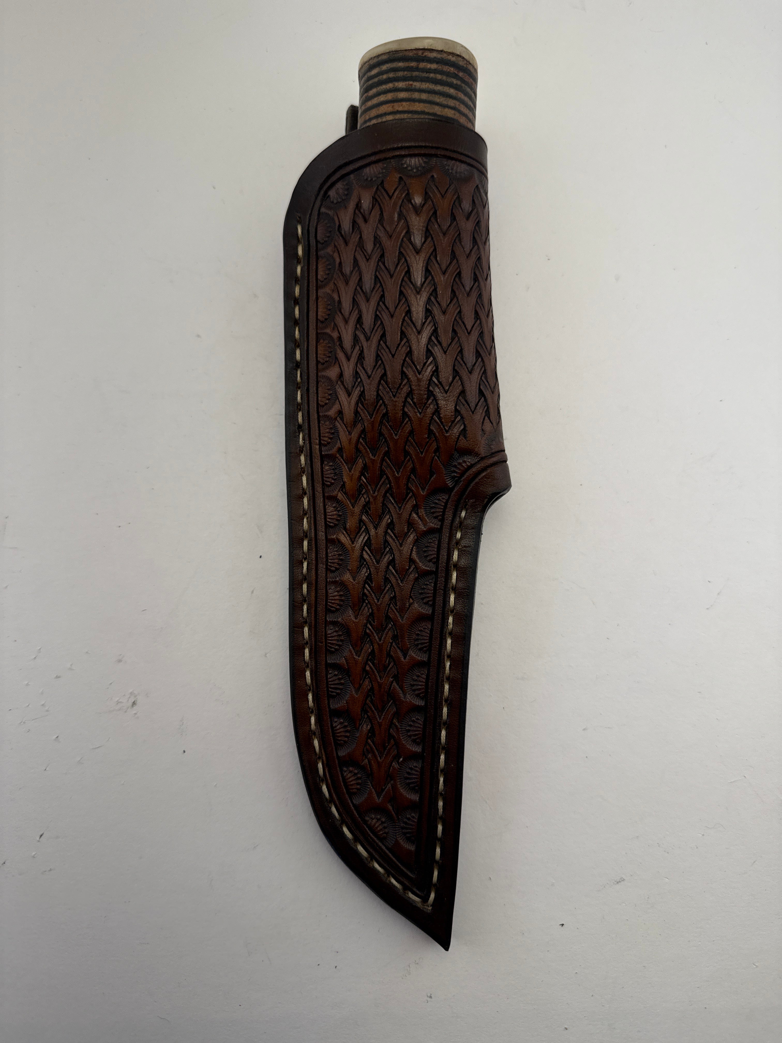 Pecks Woods Leather - Traditional Leather Spacer handle #136