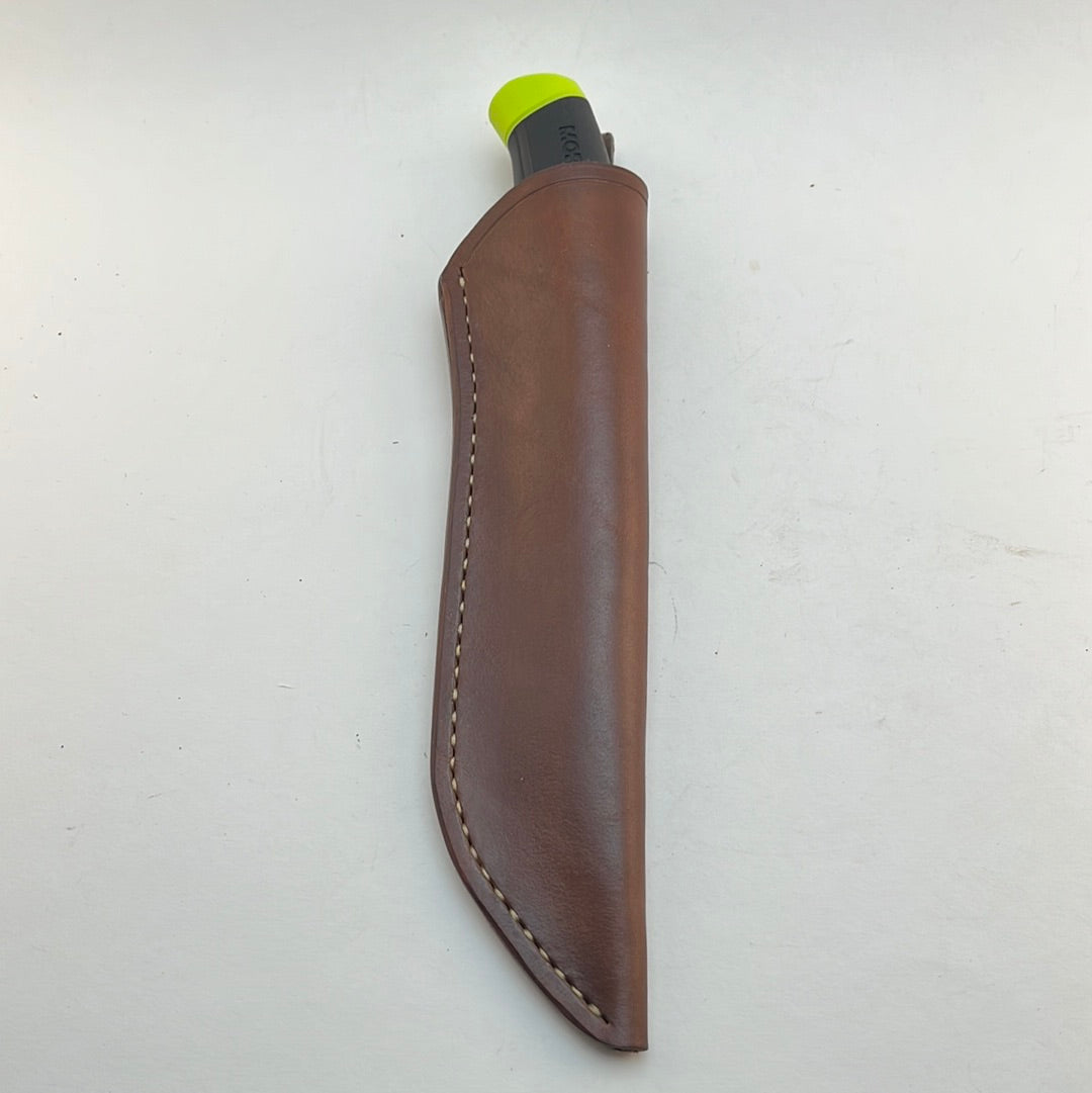 Ragweed Forge Knife Sheath #9 (9" made from 8/9oz Leather) Hand Made in our leather shop!