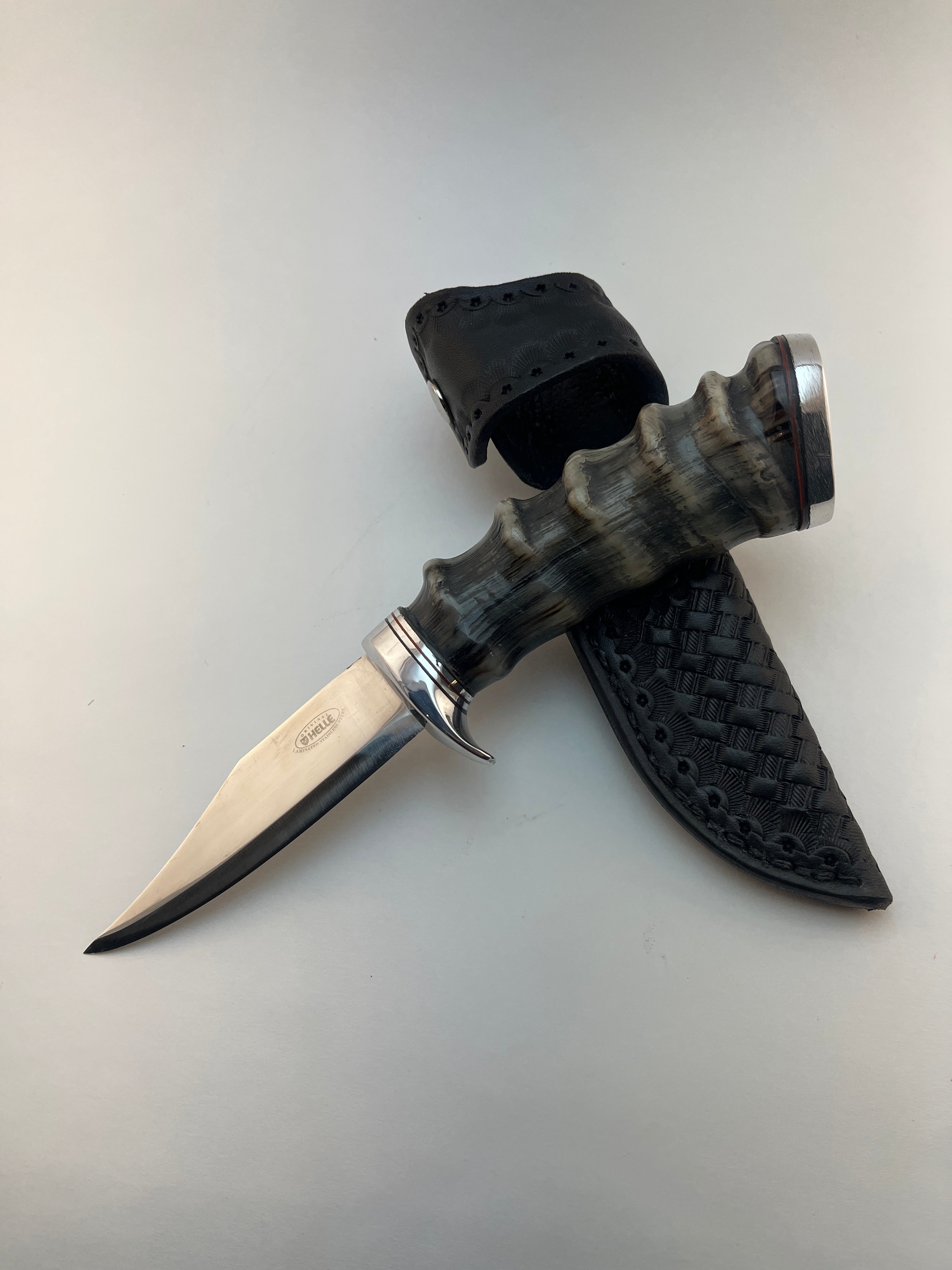 Skala Custom Knives - (Helle Bowie Blade) Bos Bok Handle - #127