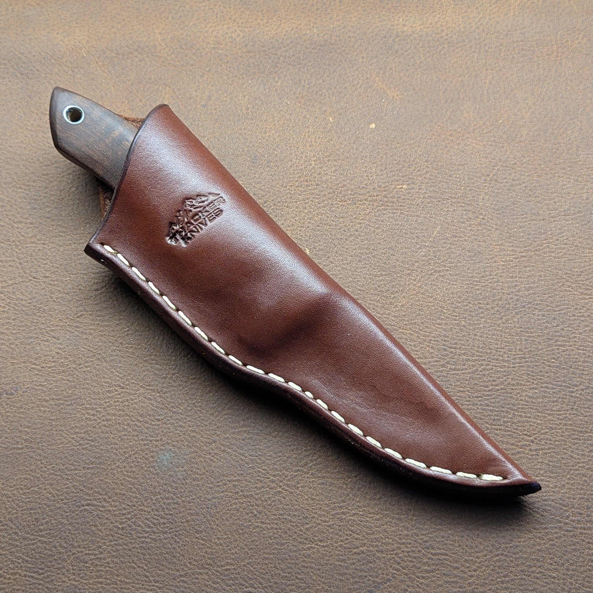 Thacker Knives #19 Damascus Puukko EDC