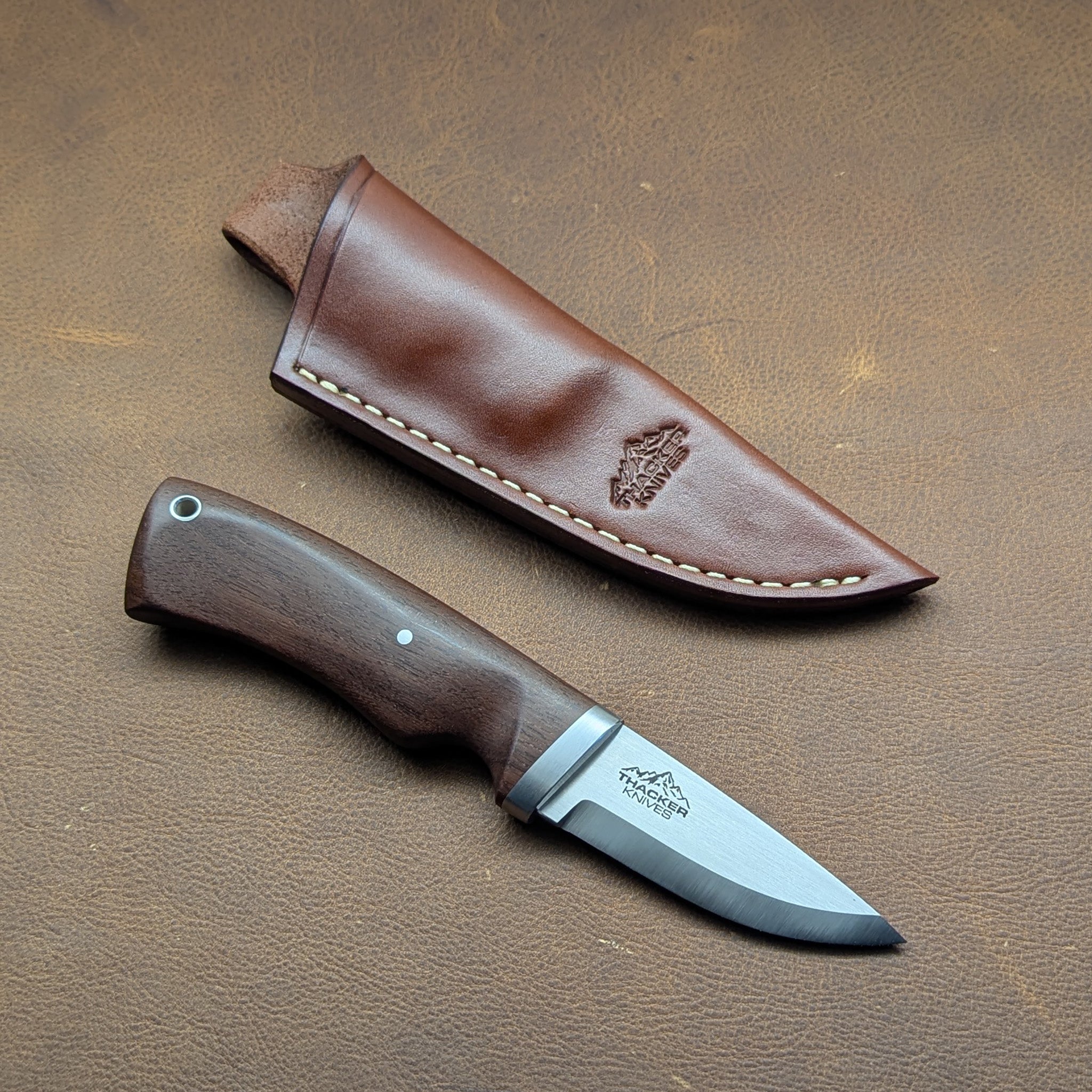 Thacker Knives #17 Ebony Puukko EDC