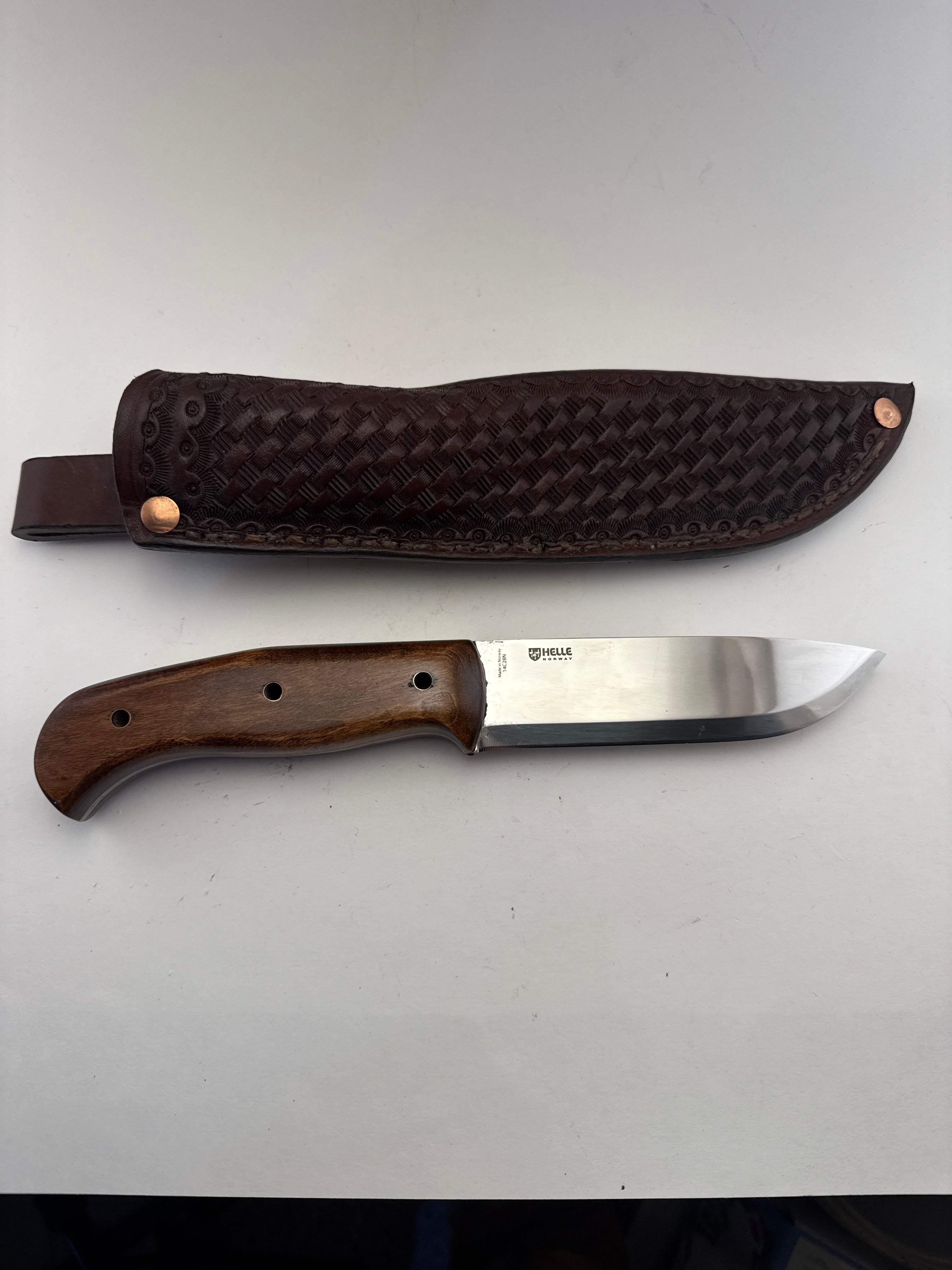 Skala Custom Knives - (Helle Nord Blade) Cherry Handle - #159