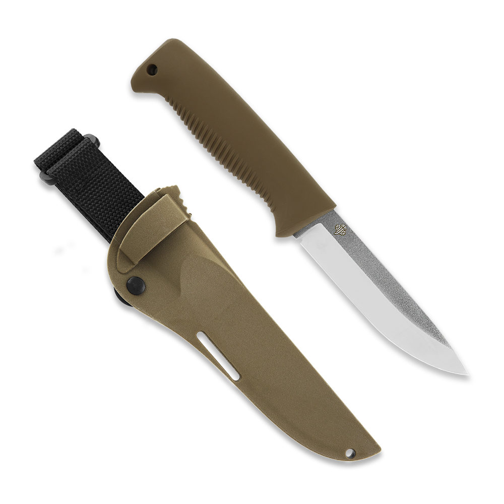 Peltonen M07 Ranger Puukko Coyote N690 Stainless Composite Sheath FJP258
