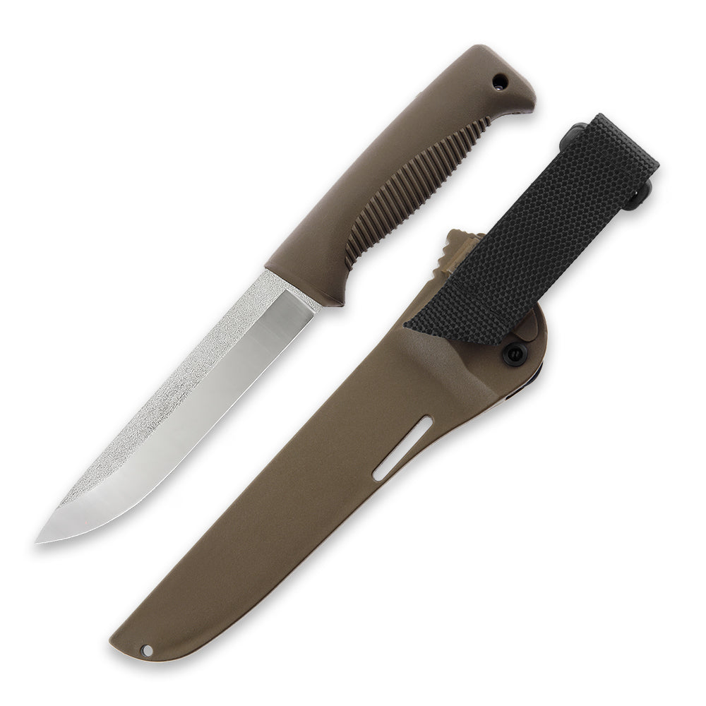 Peltonen M95 Ranger Puukko (Coyote) N690 Stainless, Composite Sheath