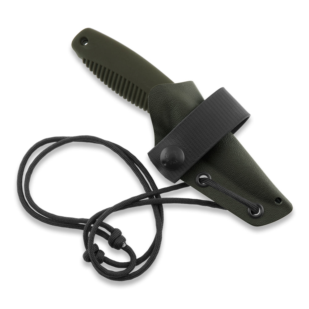 Peltonen M23 Ranger Cub N690 Stainless Knife Kydex Sheath (Green) FJP612