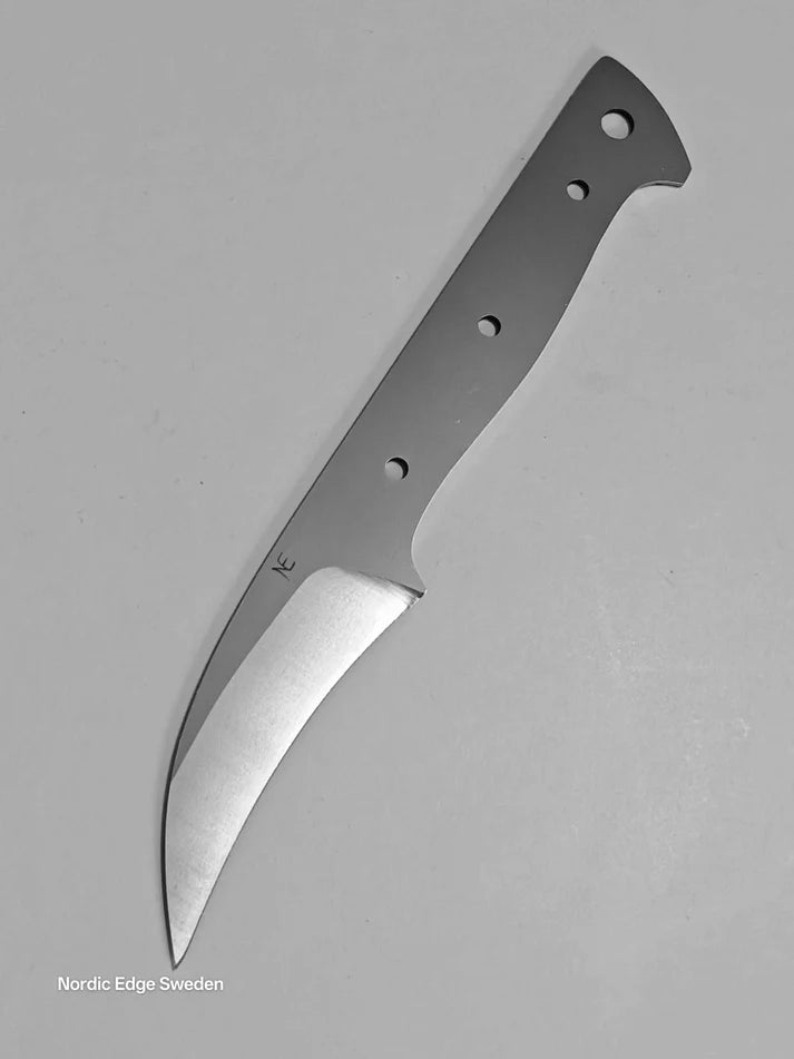 Nordic Edge Fenrir's Fang 80mm - Full Tang Mushroom Foraging Blade