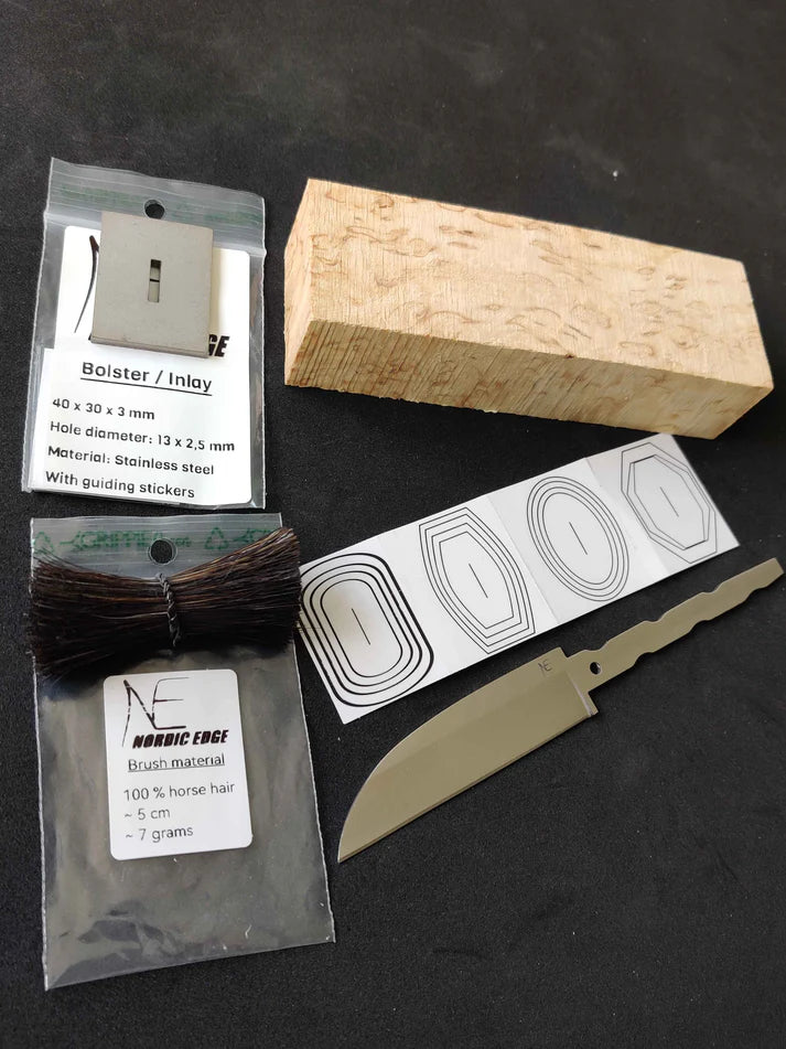 Nordic Edge DIY Mushroom Knife Kit - John-Forager 80