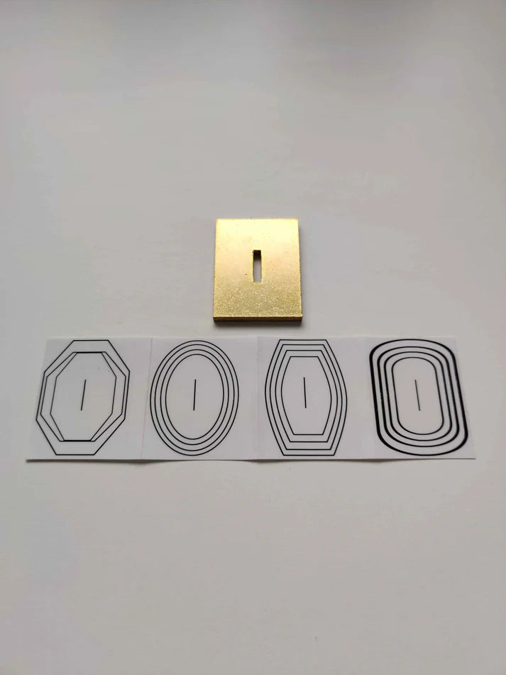 Nordic Edge DIY Universal Bolster (13x2.5mm Slot) (Brass or Stainless Steel)