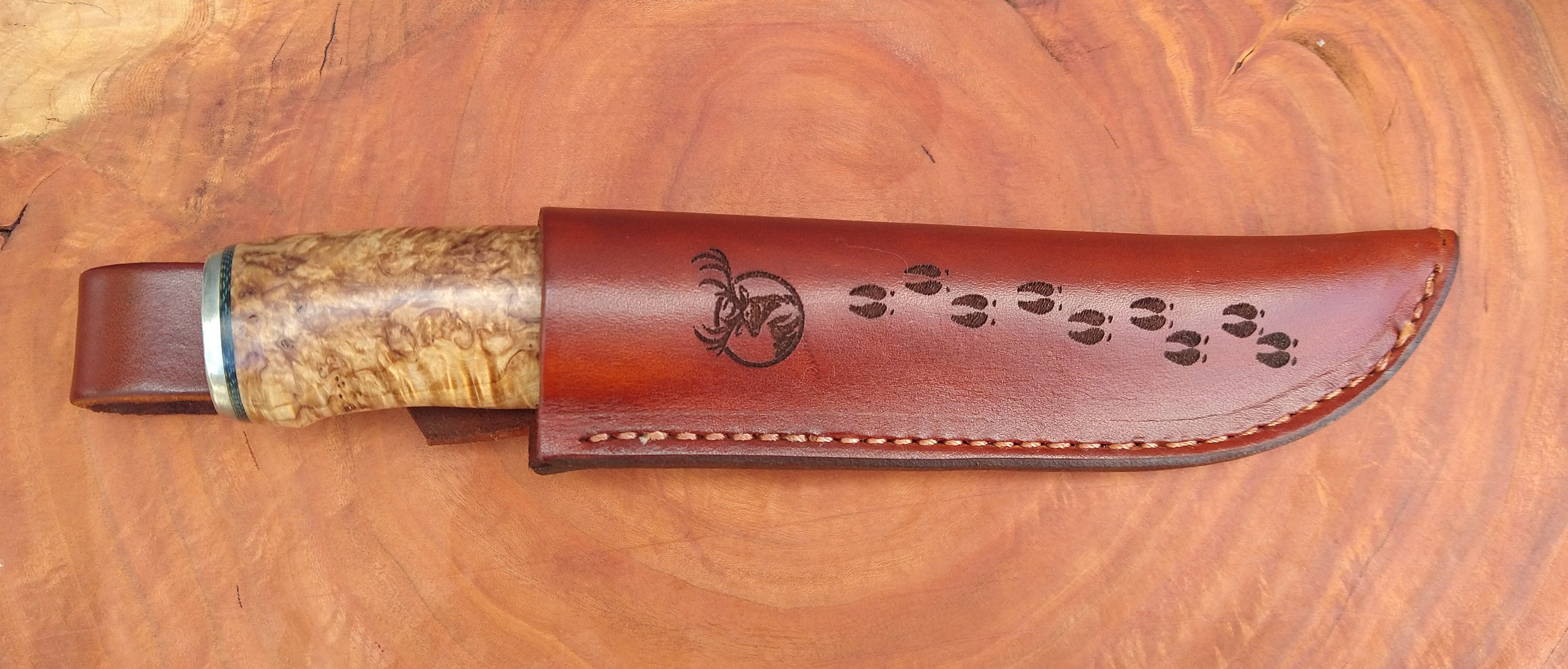 Kola Woodcraft Knives - Lauri Curly Birch - #14