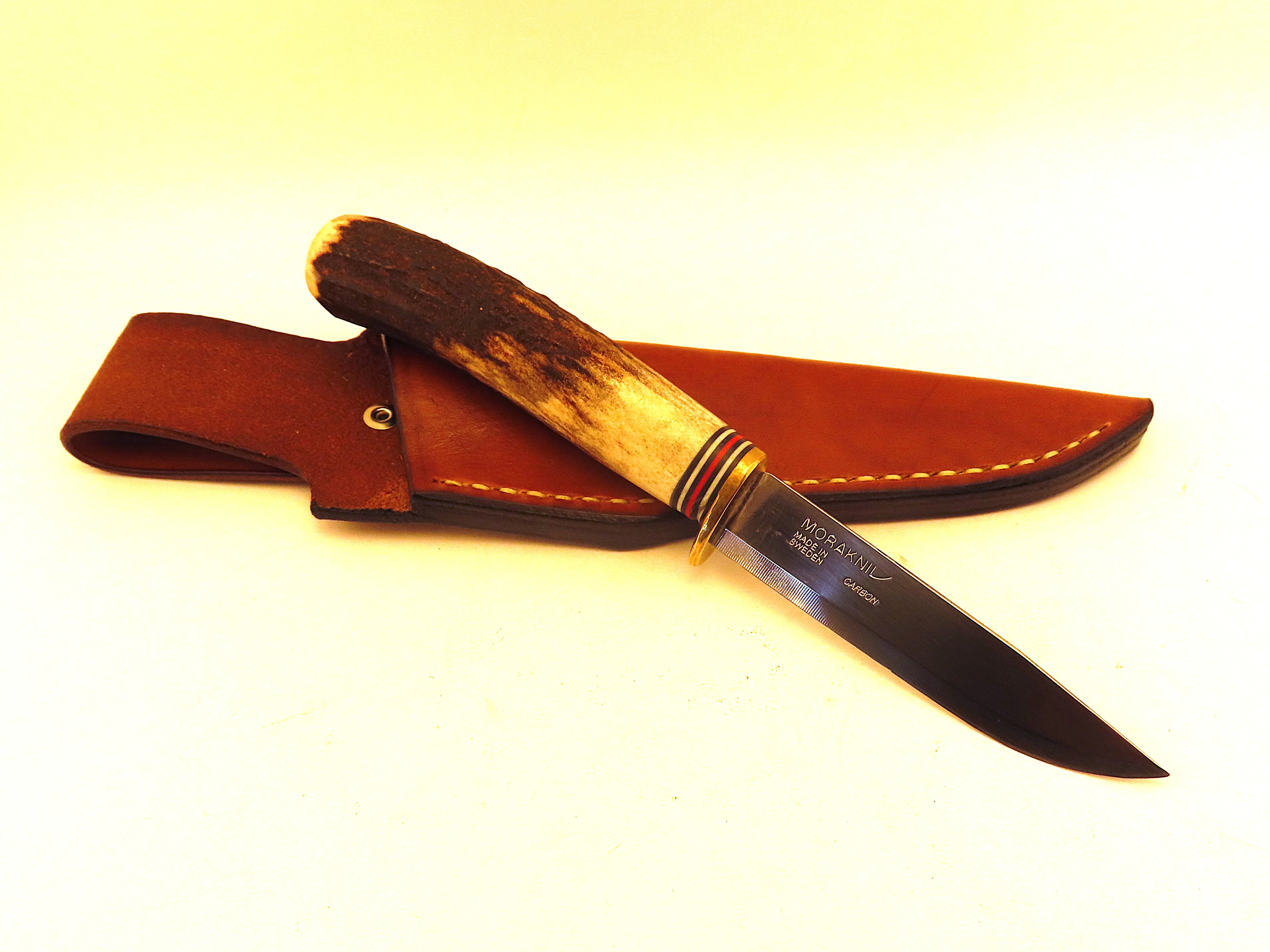 JBL Knives Custom - Mora Basic Stag Antler and Fiber Spacer #1