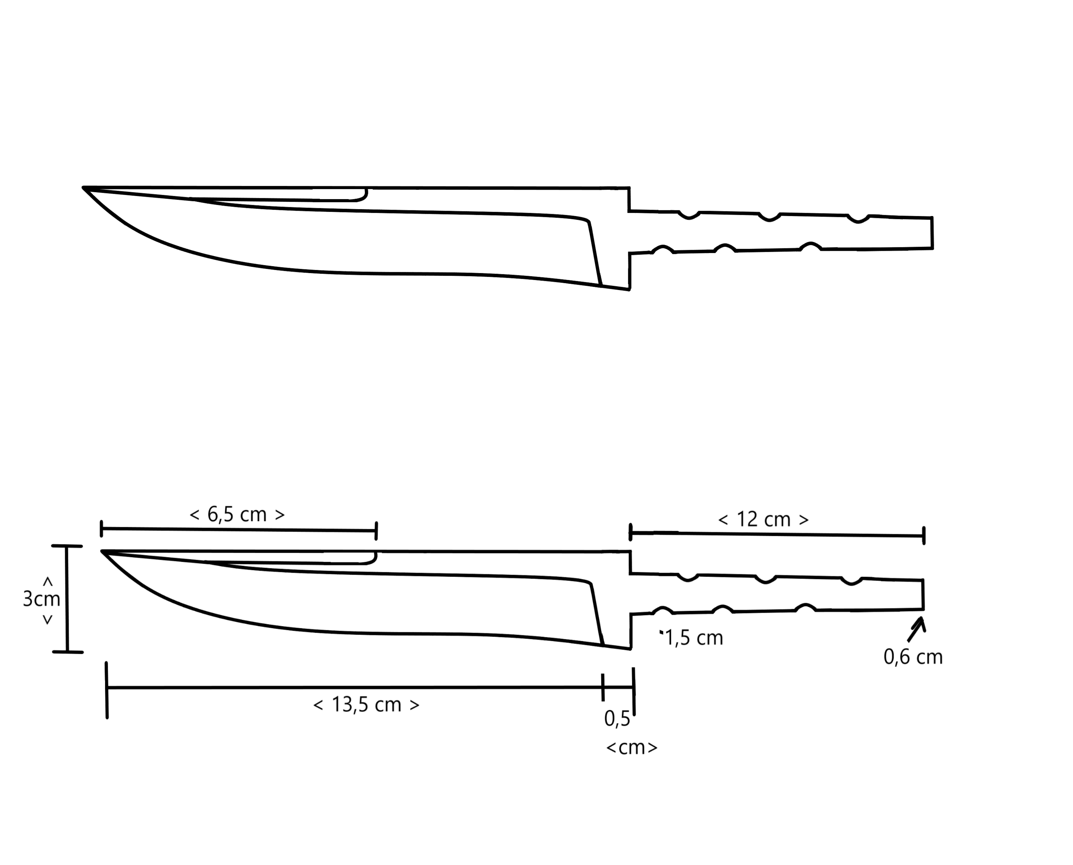 Nordic Edge Jakte 135mm (Hunting Knife)