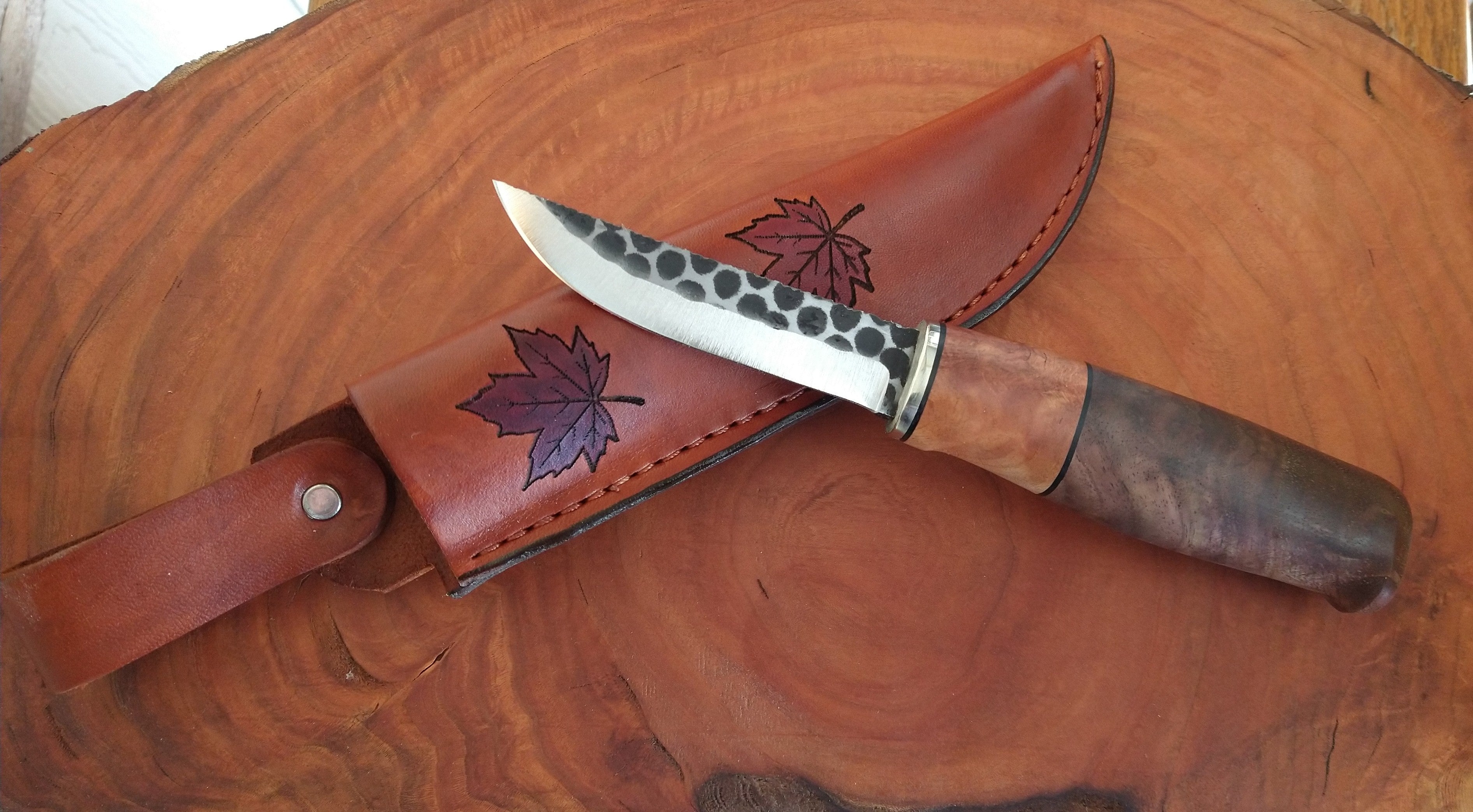 Kola Woodcraft Knives - The Maple Leaf - #18