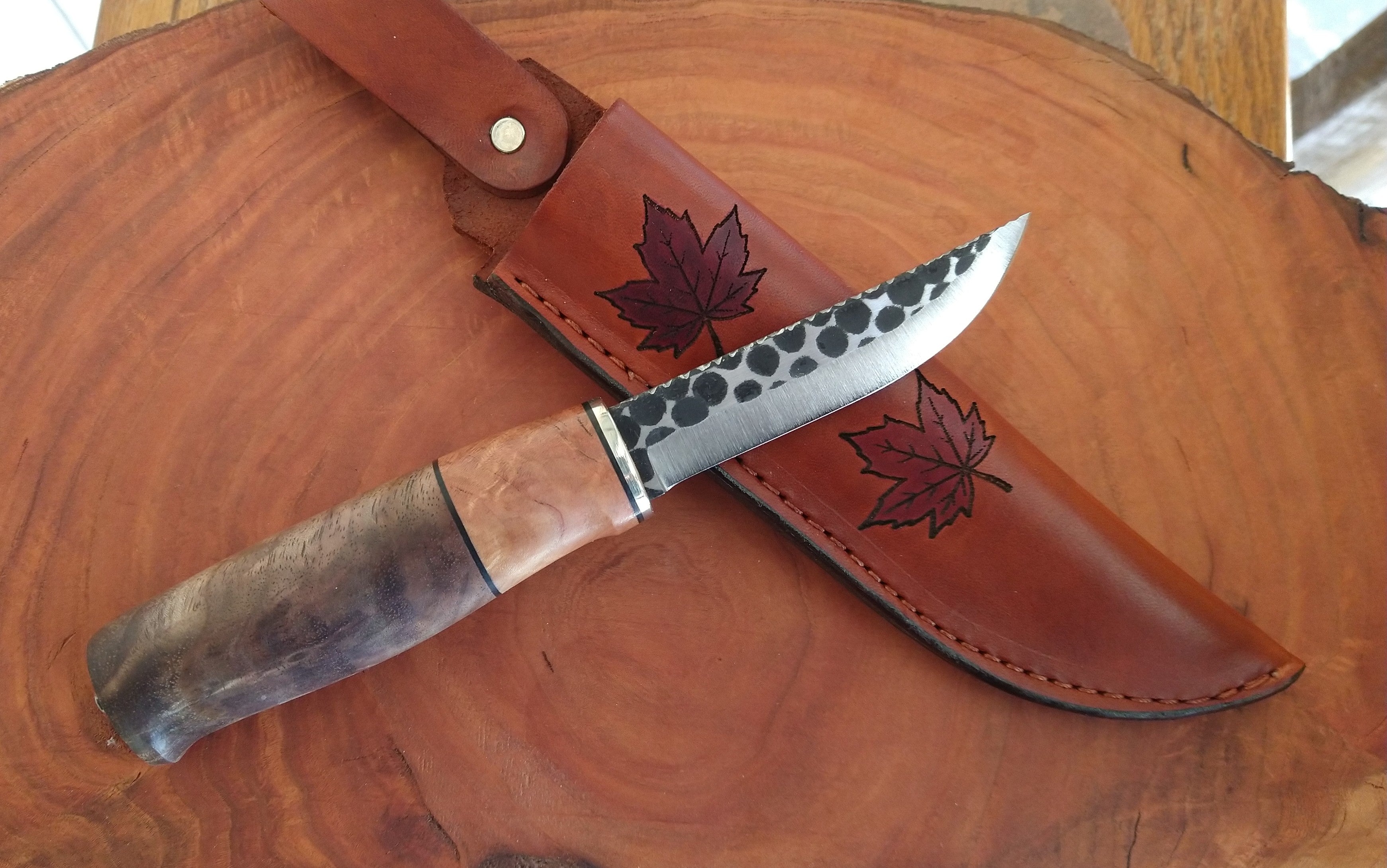 Kola Woodcraft Knives - The Maple Leaf - #18