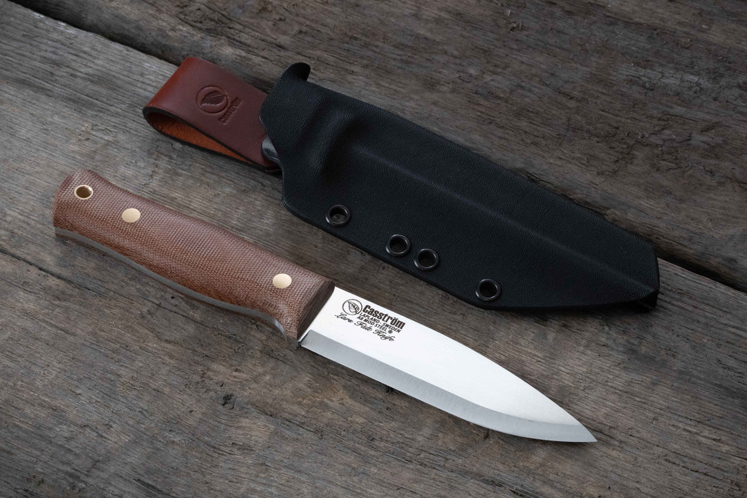 Casstrom Lars Fält Knife, Canvas Micarta, Kydex Sheath