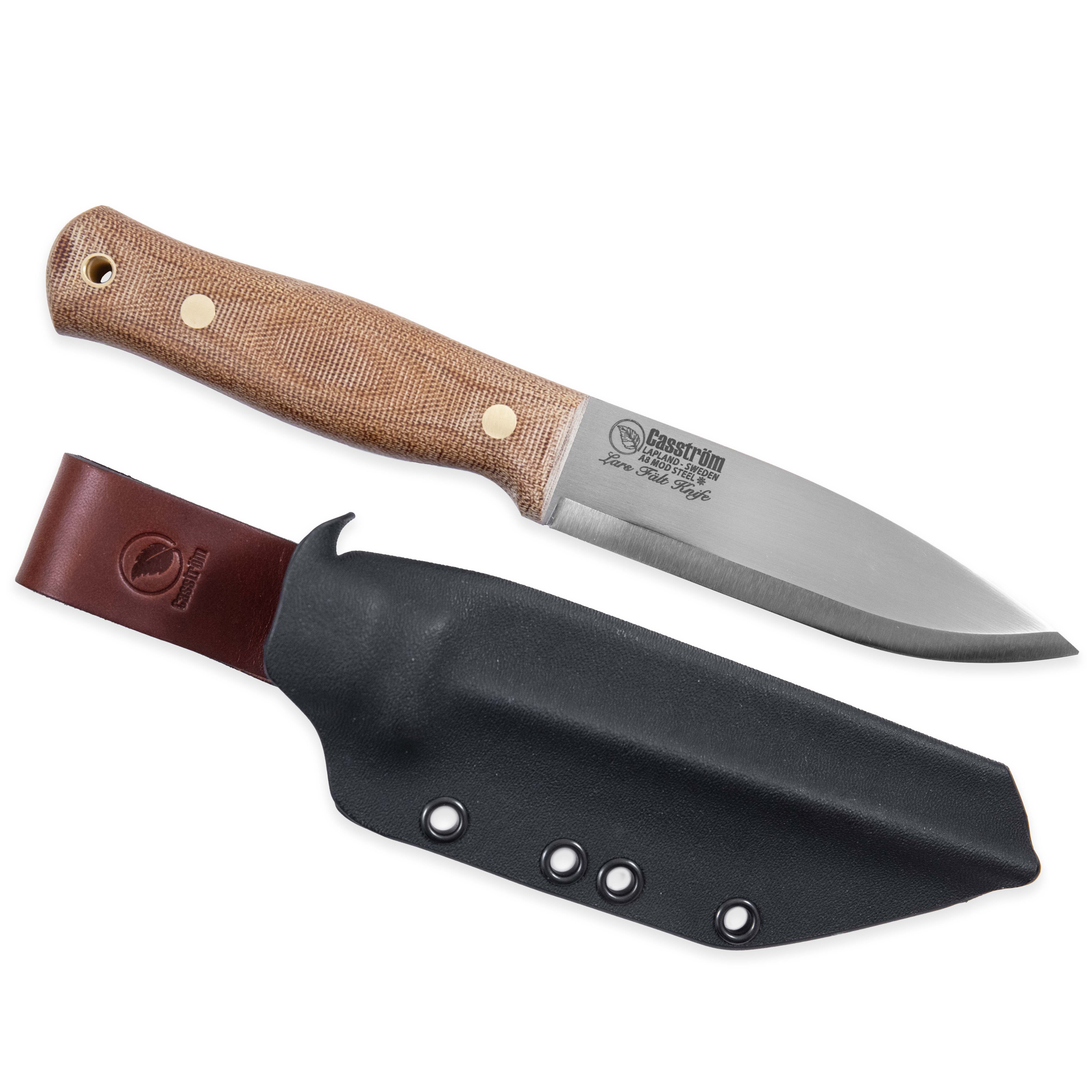 Casstrom Lars Fält Knife, Canvas Micarta, Kydex Sheath