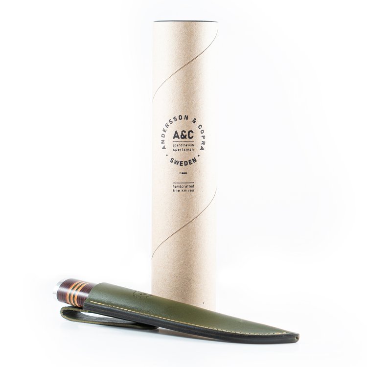 A&C Scandinavian Sportsman Knife No.3 - Damasteel