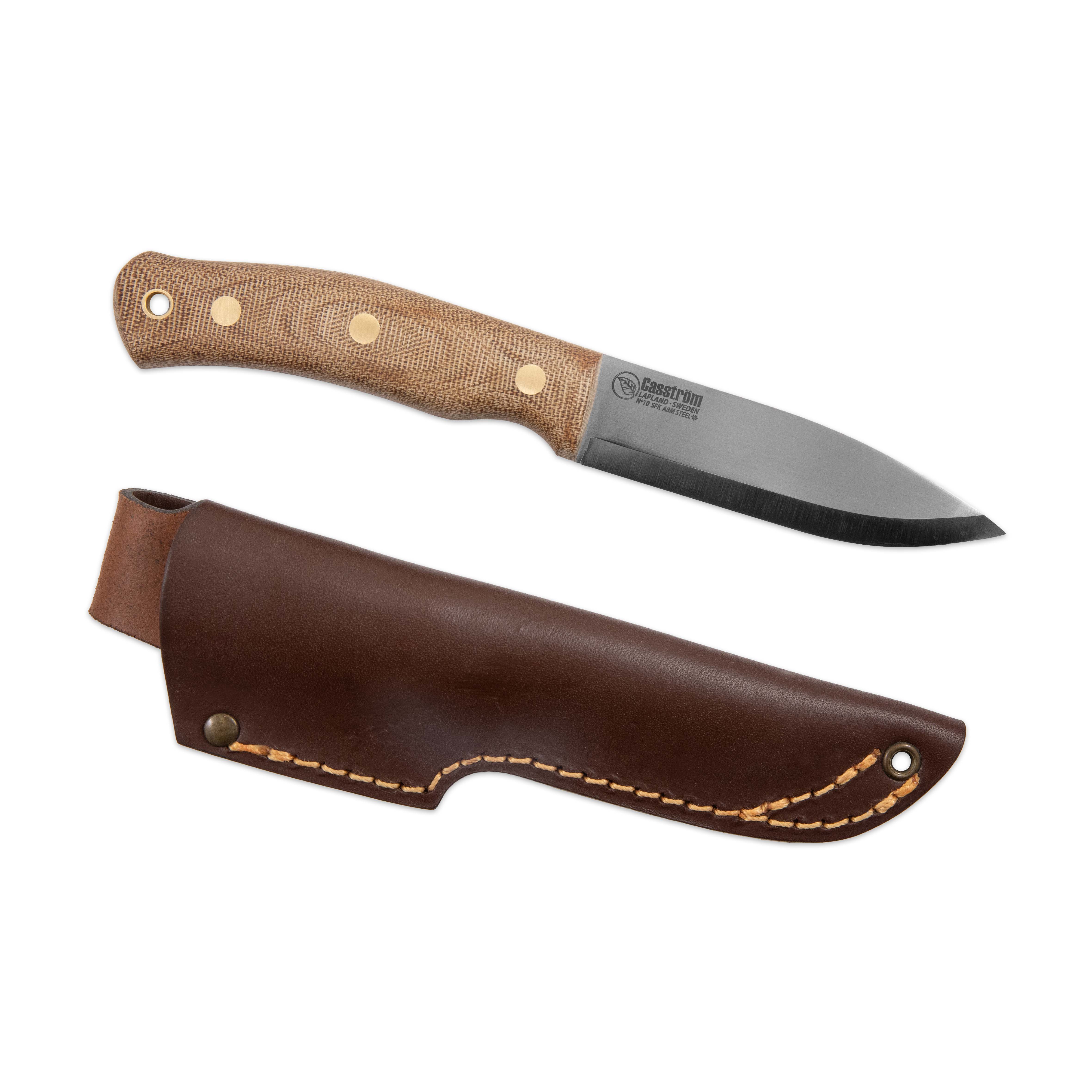 Casstrom No.10 SFK, Canvas Micarta, A8 Mod Steel