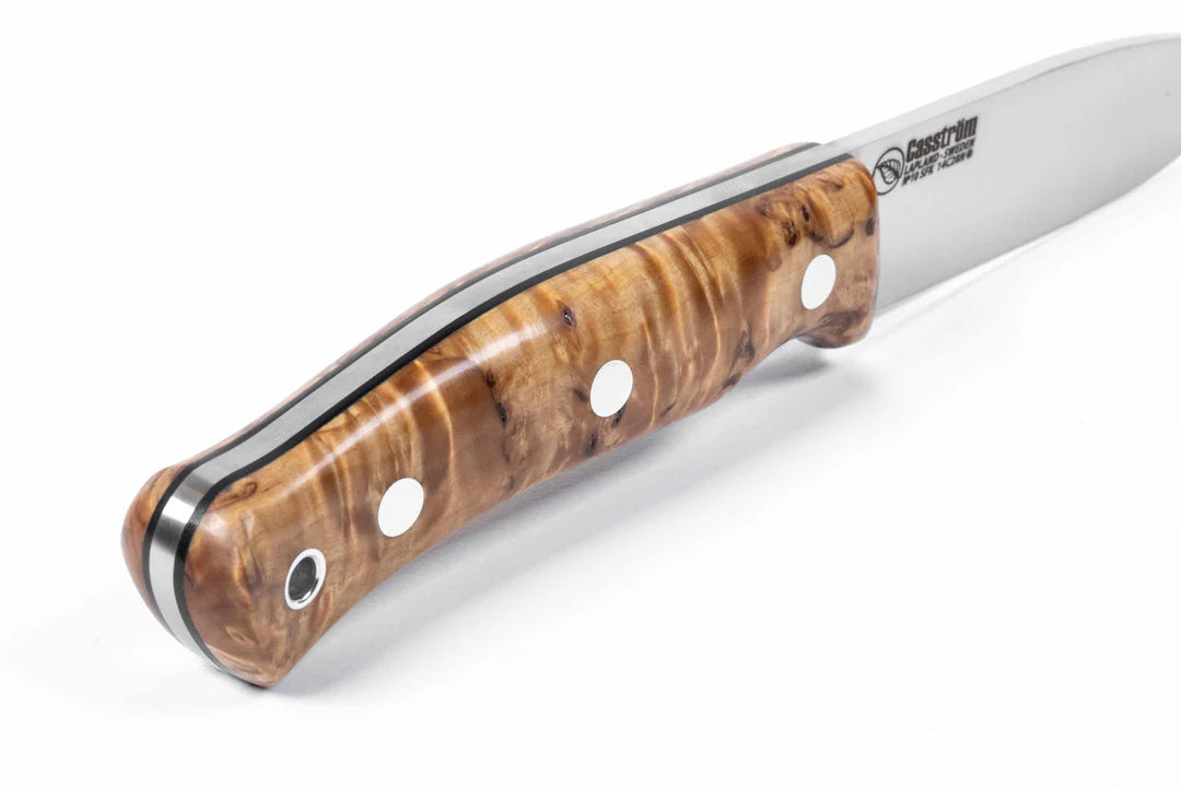 Casstrom No.10 SFK, Stainless, Leather (Handle Material Options)