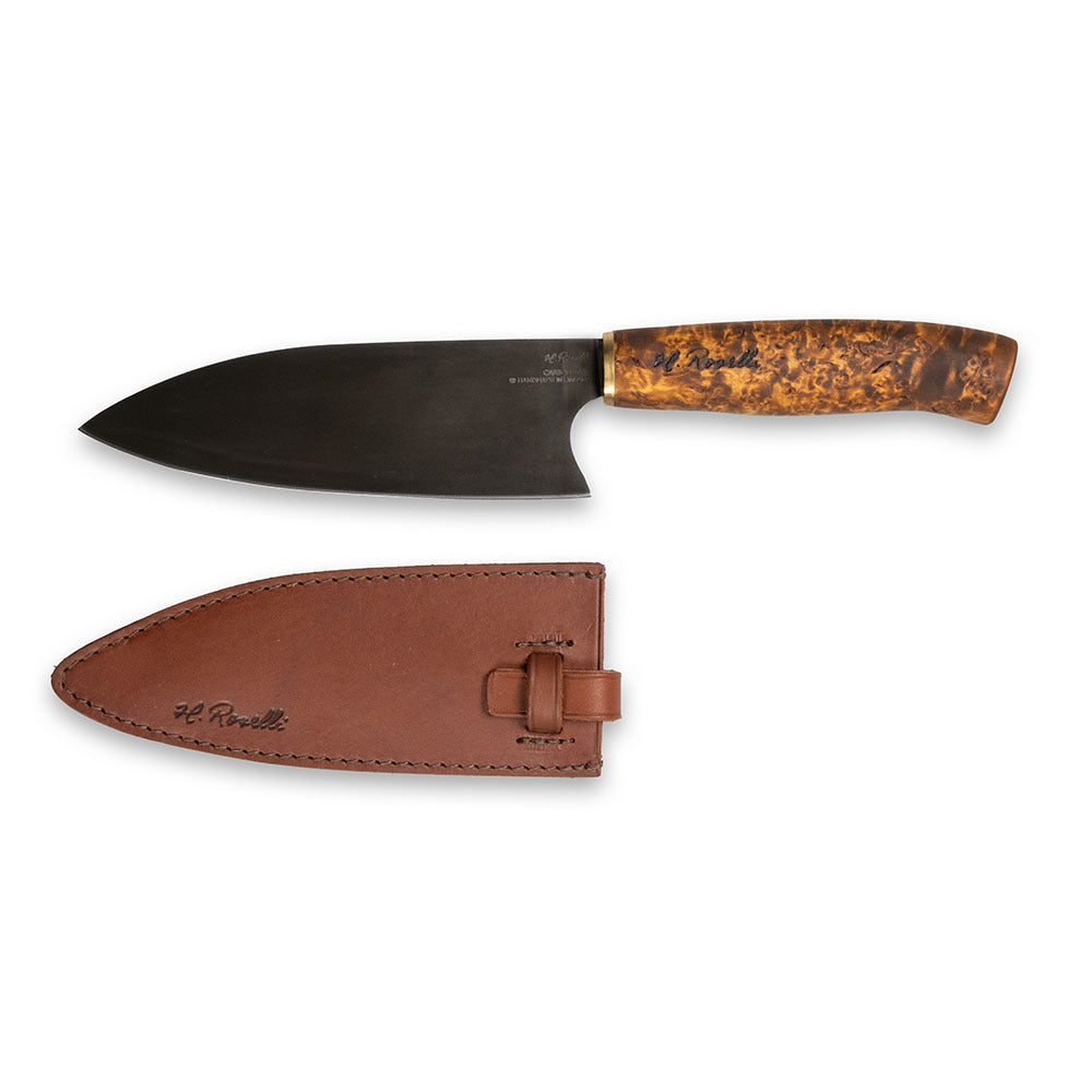 Roselli R760D The Santoku Knife With Dark Handle