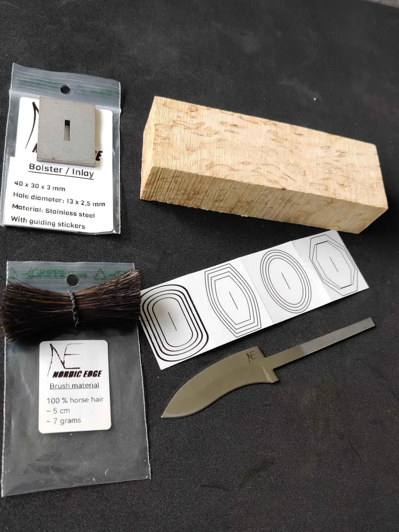 Nordic Edge DIY Entire Knife Kit (Skalman 62)