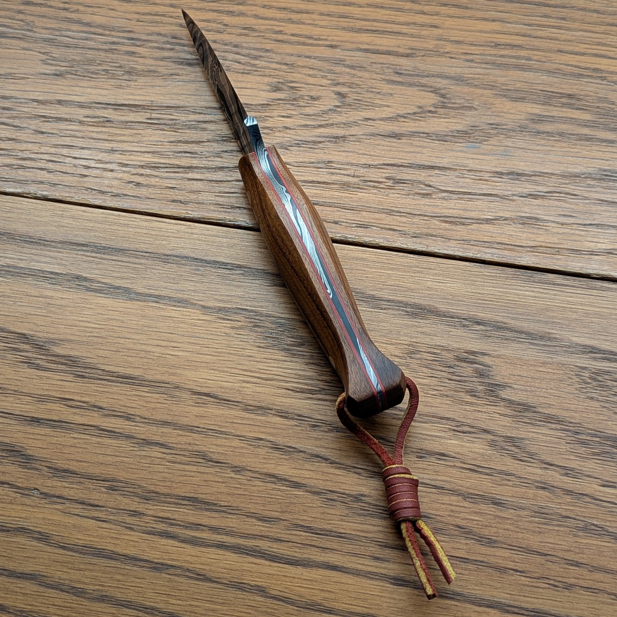 Thacker Knives #21 Twist Damascus EDC