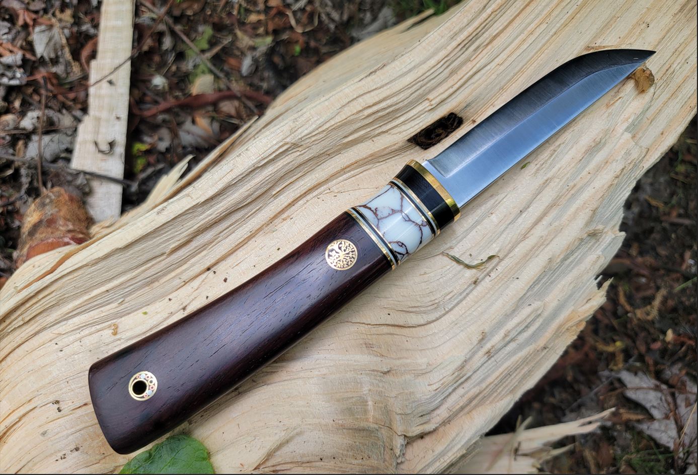 Pete's Custom Knives - Midsize utility all-around puukko #21
