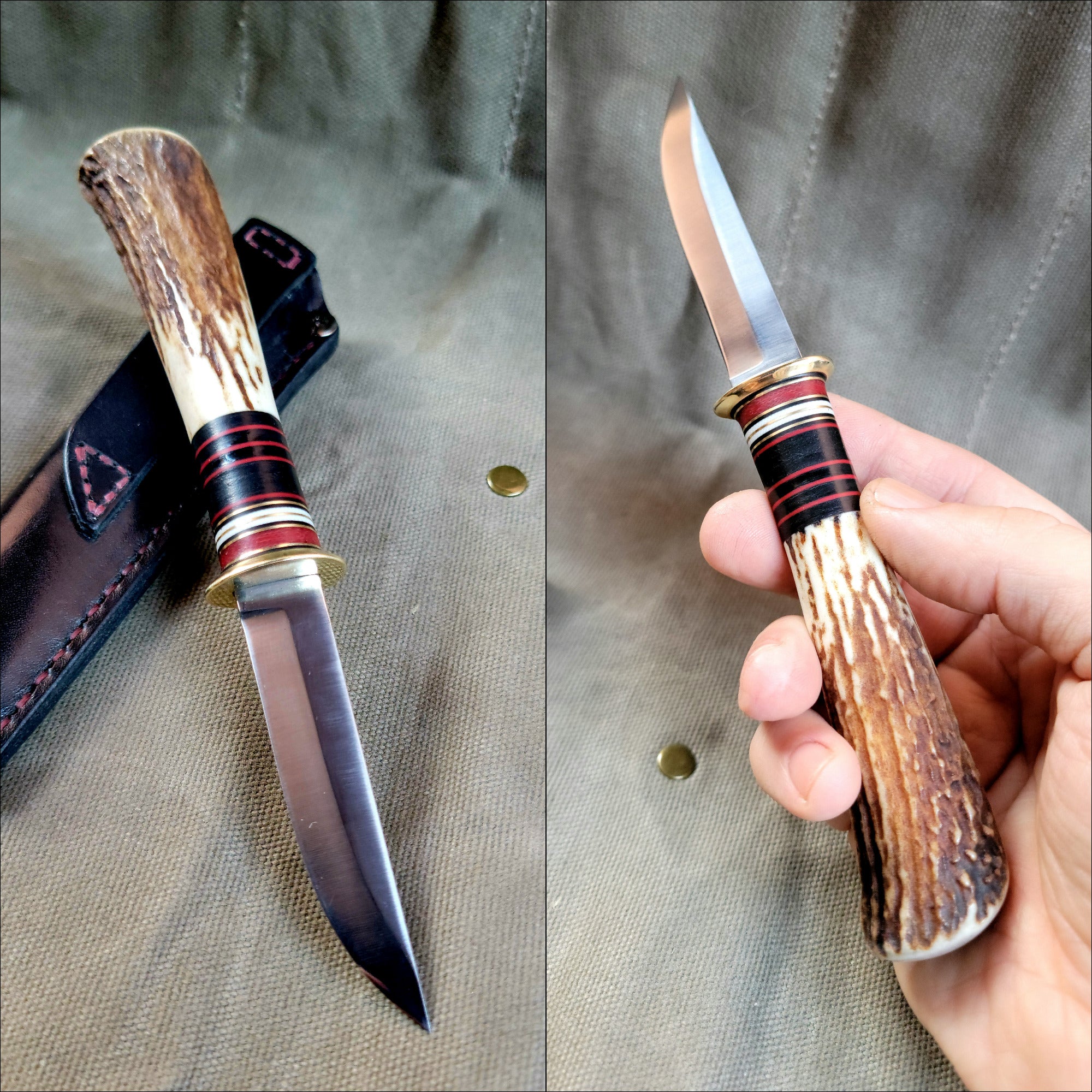 Pete's Custom Knives - Scagel style EDC, Bird and trout knife #30