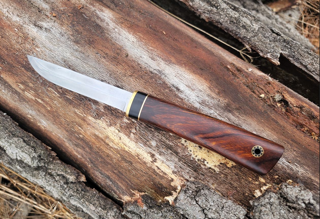 Pete's Custom Knives - 125mm Ironwood Puukko #10