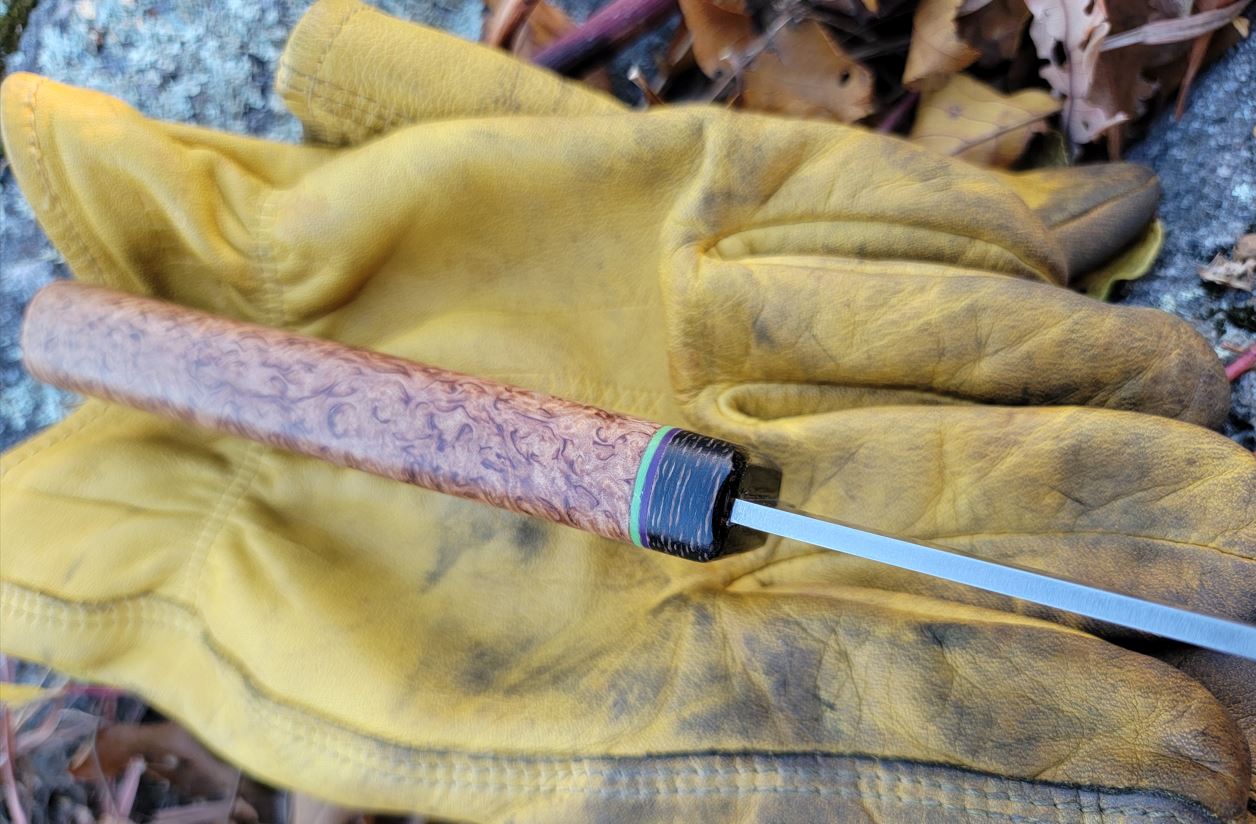 Pete's Custom Knives - 125mm Nordic Karelian Birch Puukko #11