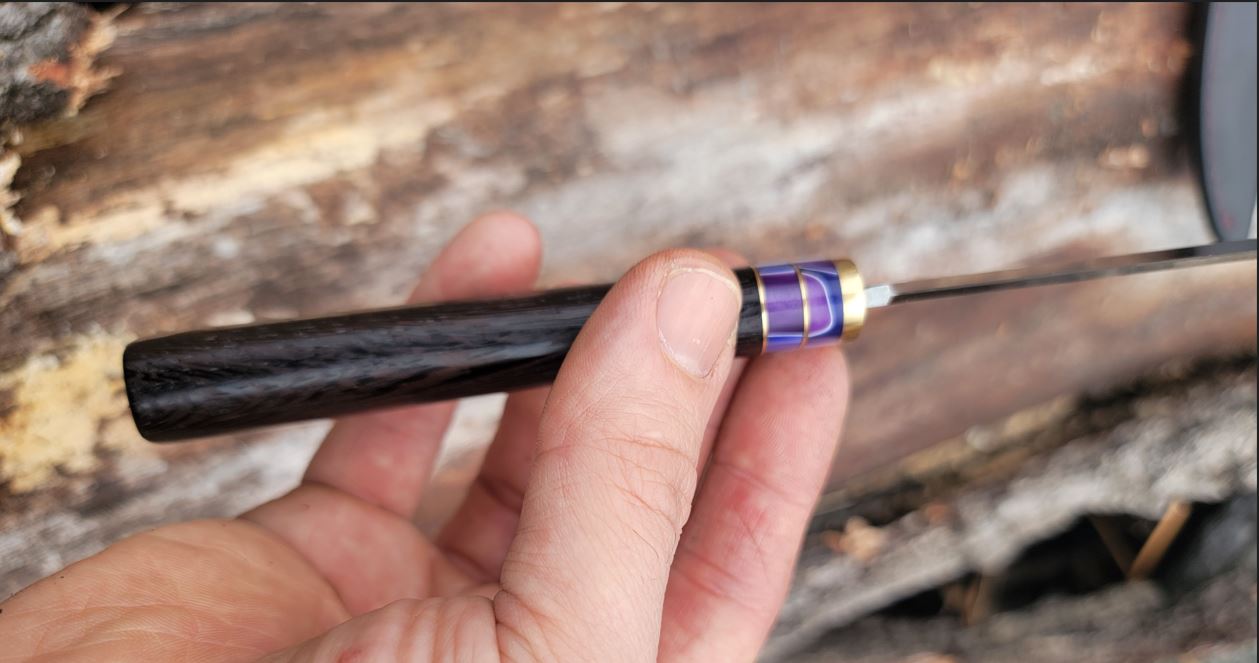 Pete's Custom Knives - Small EDC/Carving Wenge Puukko #9