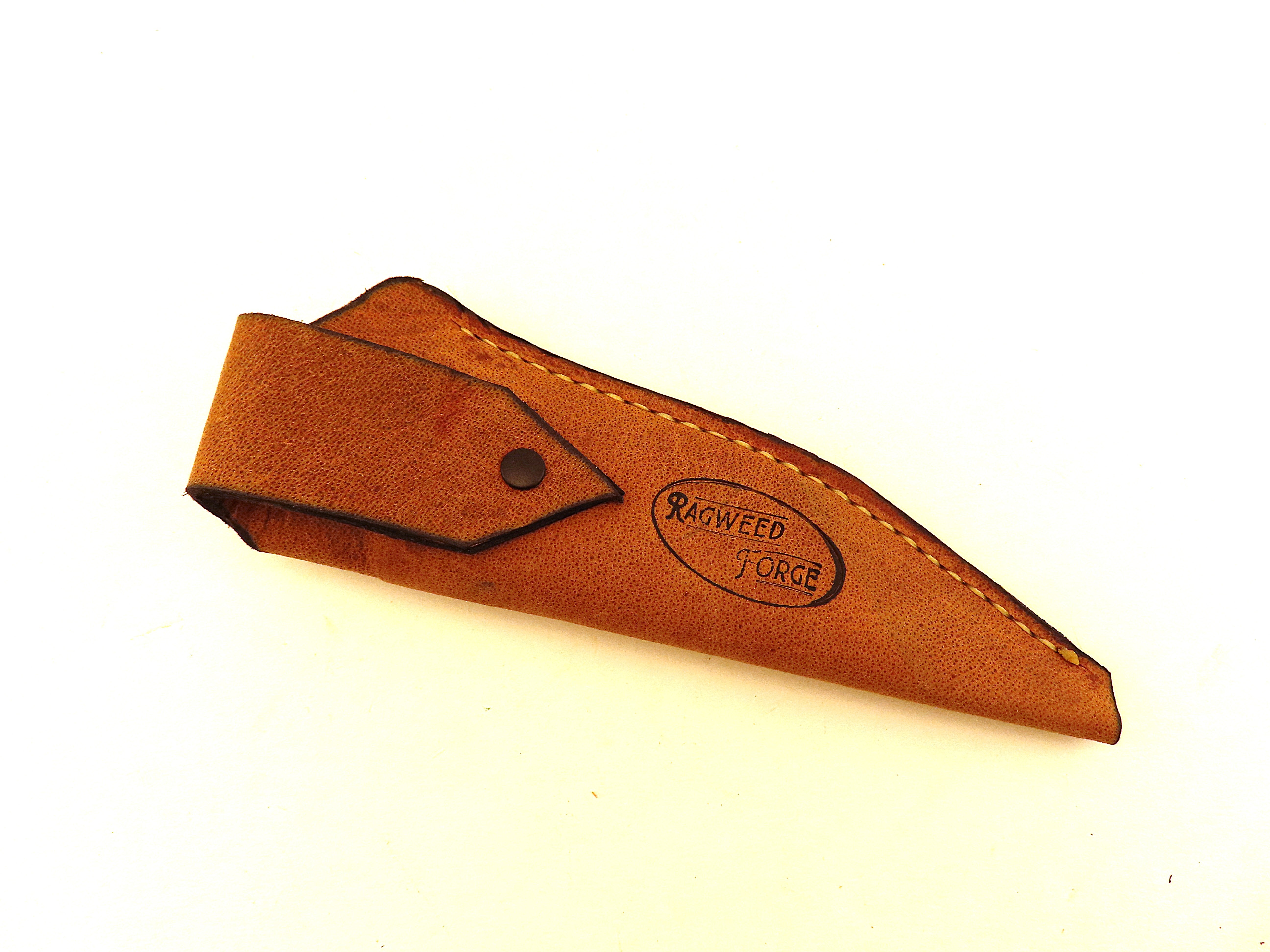 Ragweed Forge Knife Sheath #8 (" made from 6oz Leather) Hand Made in our leather shop!