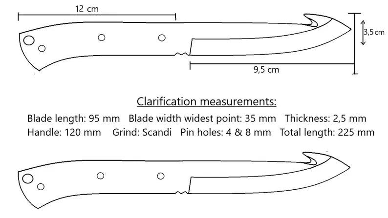 Nordic Edge Sharky 95 (Gut Hook)