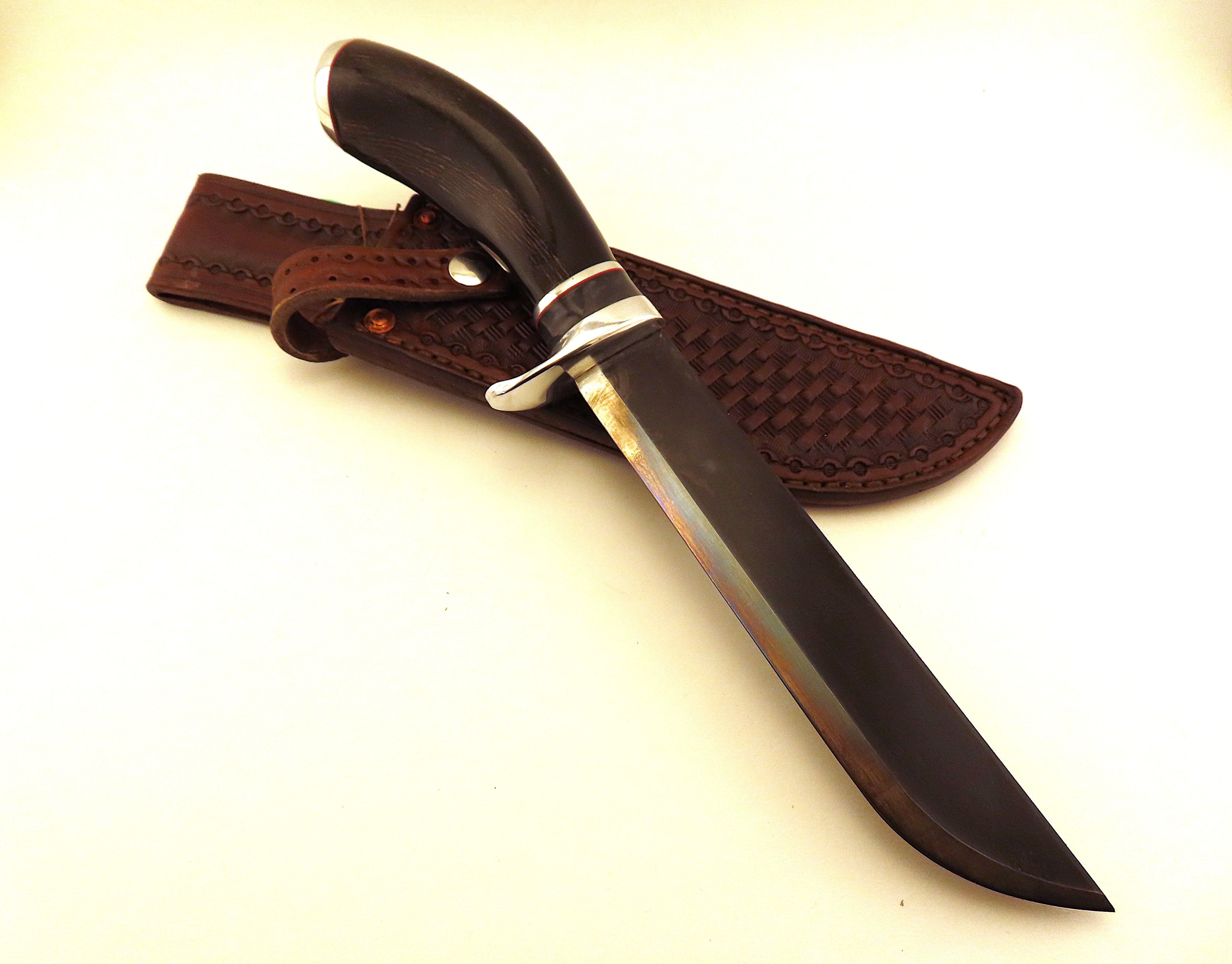 Skala Custom Knives - Lauri Leuku Carbon / Kudu Horn - #173